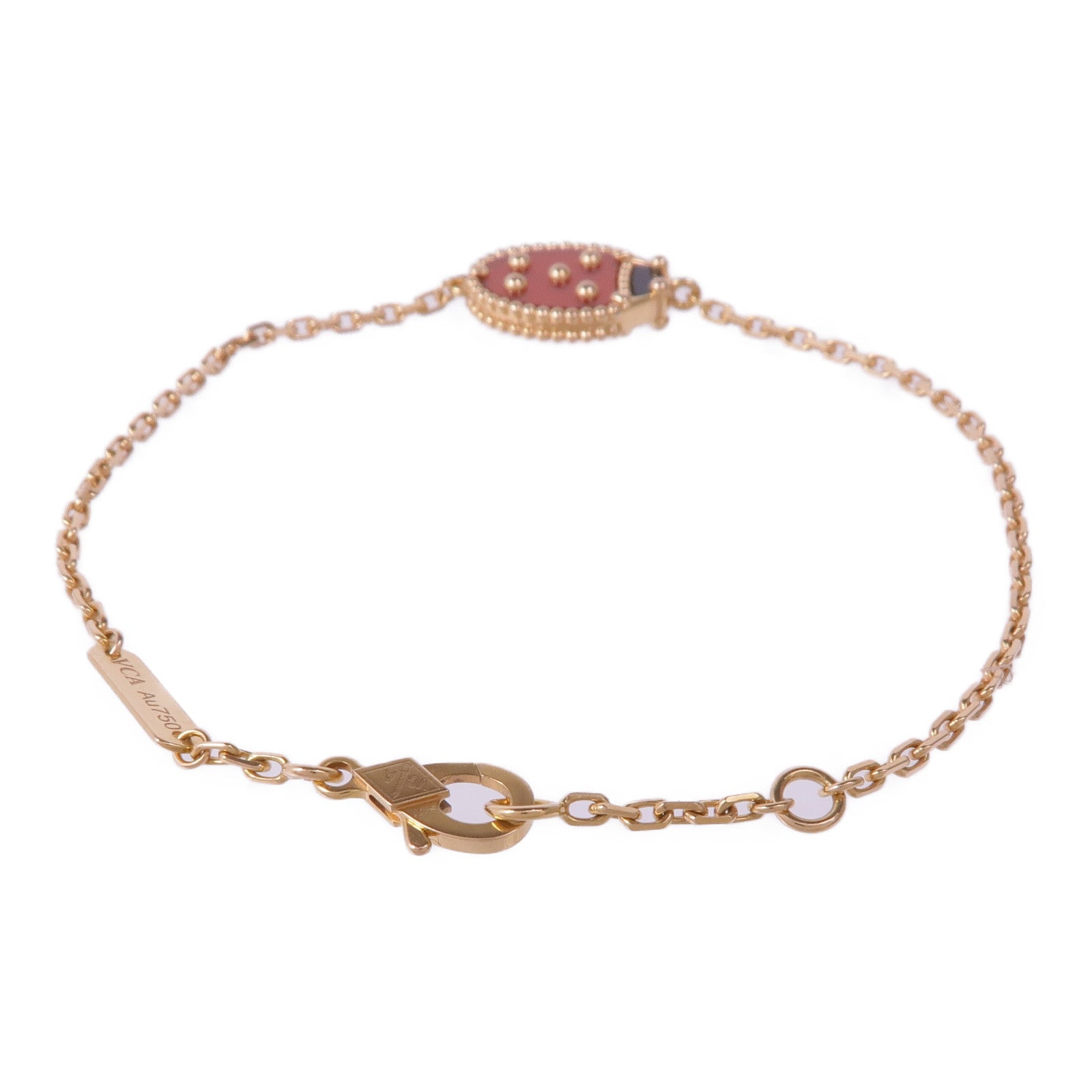 Van Cleef & Arpels 18K玫瑰金Lucky Spring手鏈