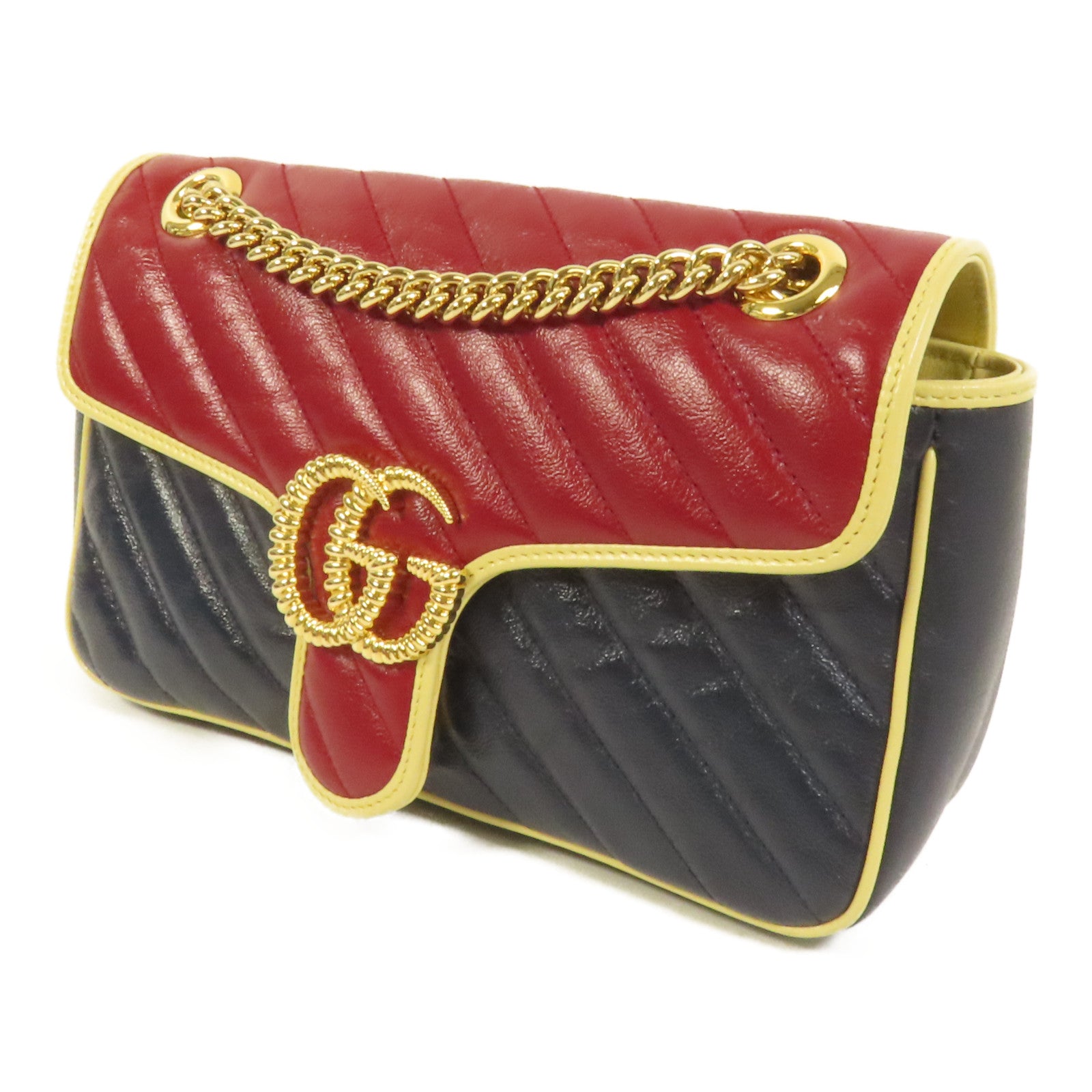 GUCCI 【激減優惠】GG Marmont Shoulder Bag鏈帶肩背袋
