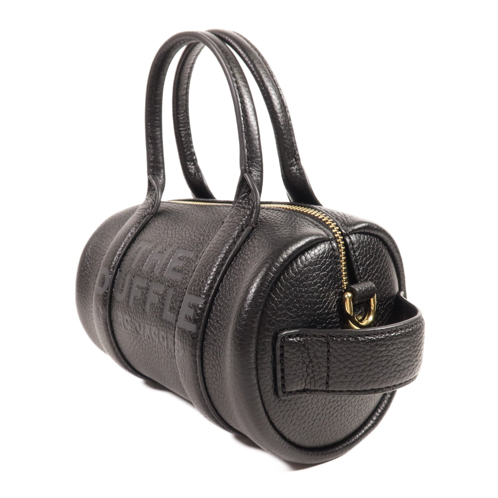 MARC JACOBS 牛皮皮革Mini Duffle Bag金扣手挽肩背兩用袋