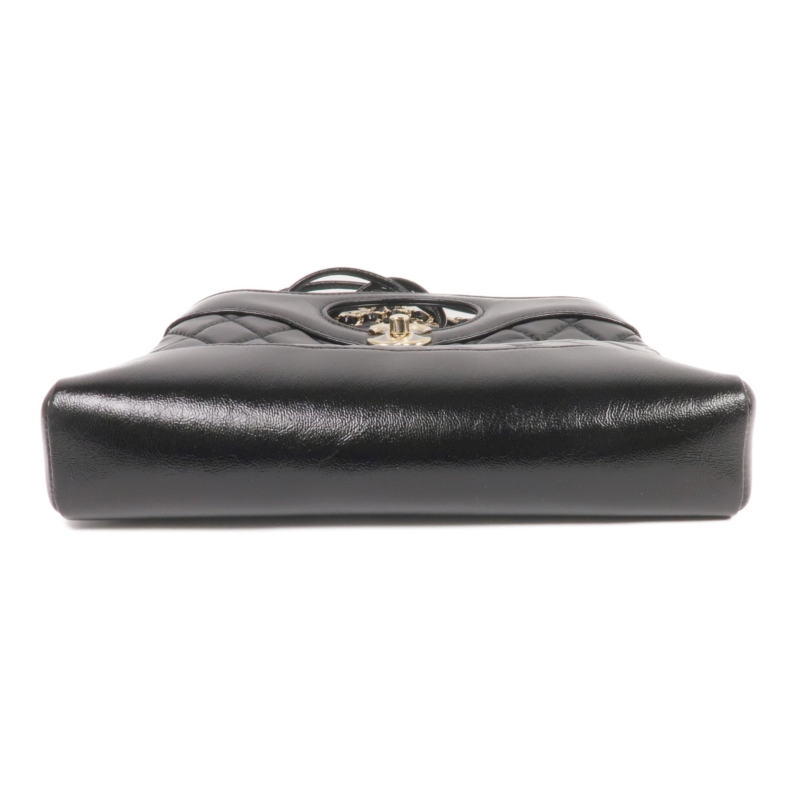 CHANEL 牛皮皮革31 Mini Shopping Bag金扣手挽肩背兩用袋