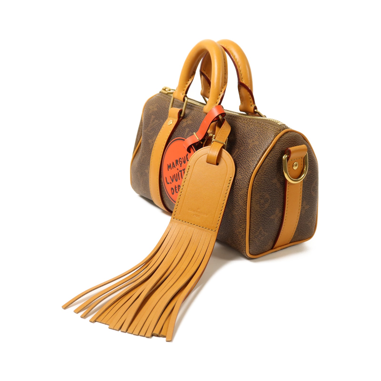 LOUIS VUITTON 【激減優惠】Monogram Dust Keepall Bandouliere 25金扣手挽肩背兩用袋