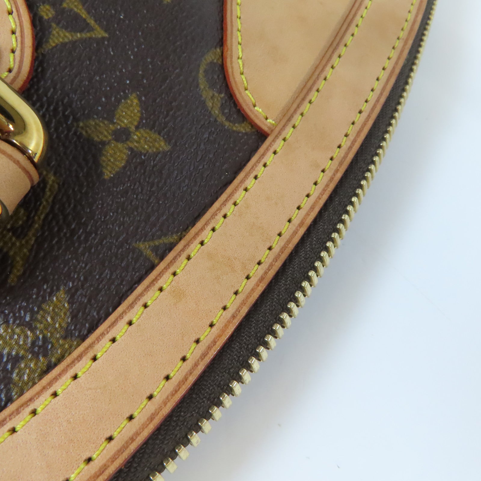 LOUIS VUITTON Monogram Tivoli GM金扣肩背袋啡色