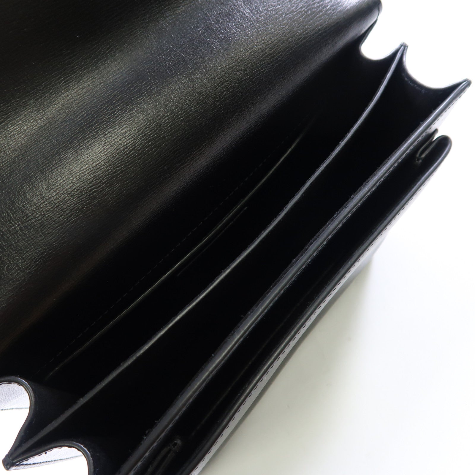 SAINT LAURENT 牛皮皮革Sunset Medium銀扣鏈帶肩背袋