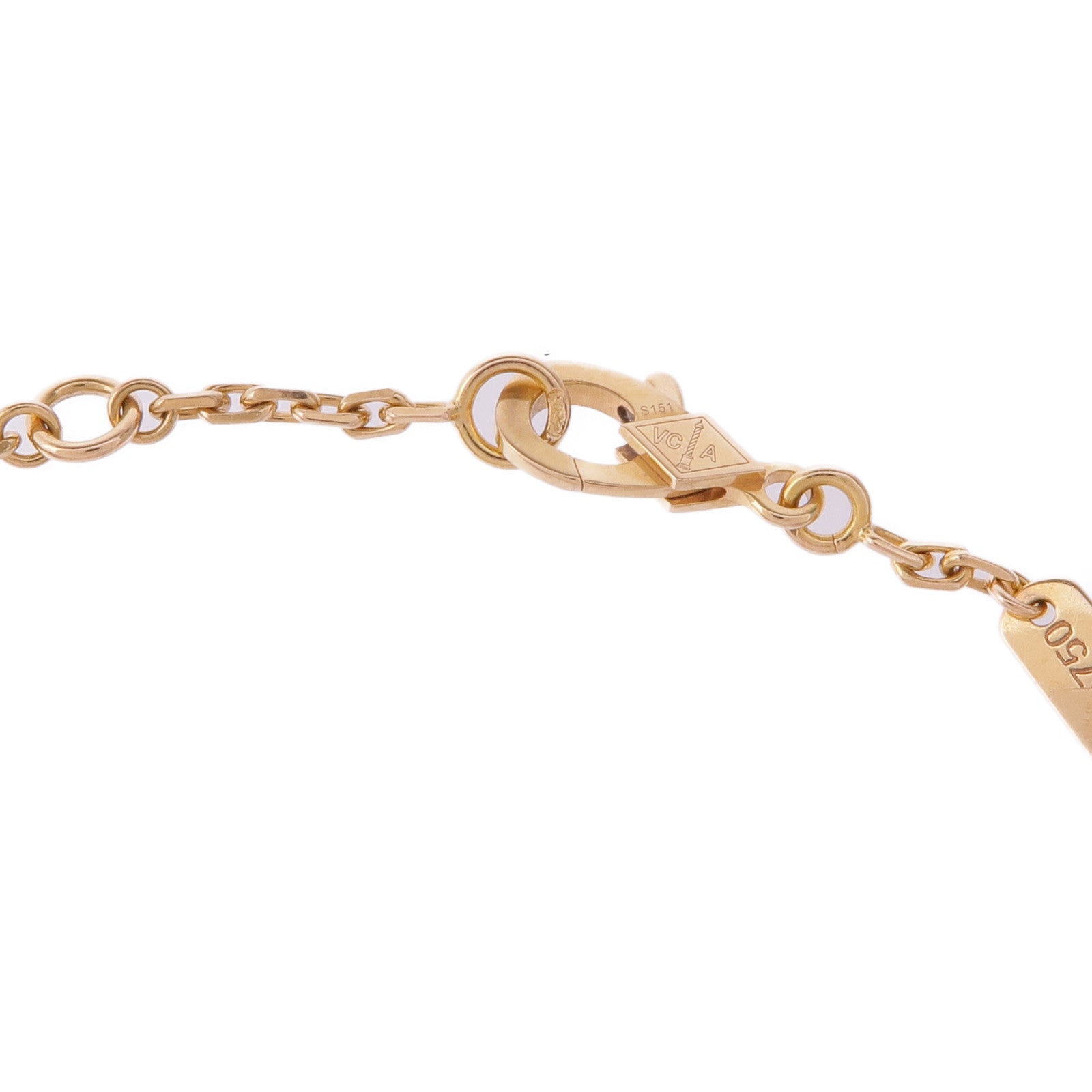 Van Cleef & Arpels 18K玫瑰金Lucky Spring手鏈