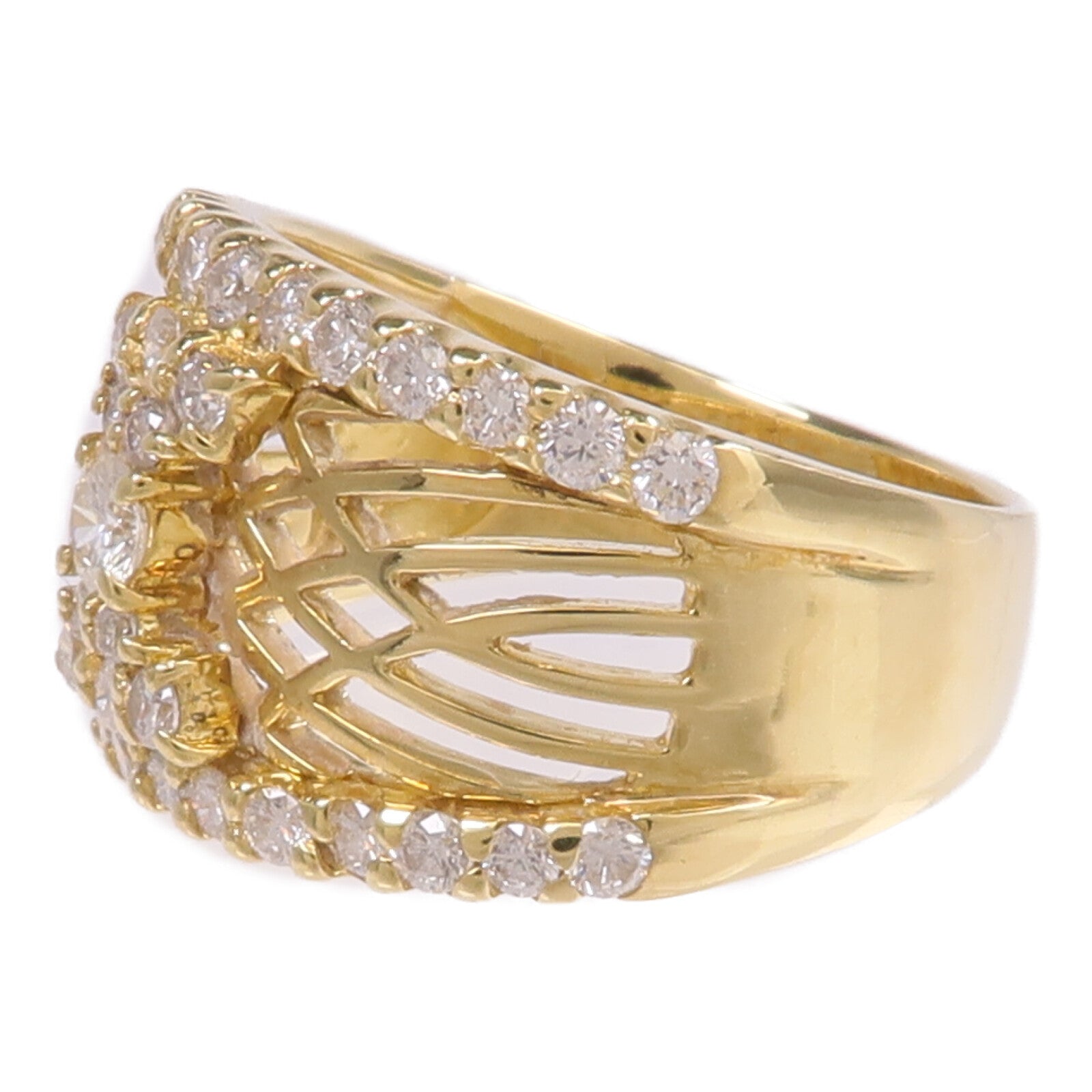 JEWELRY 18K黃金Diamond Ring鑽石戒指US#6.75