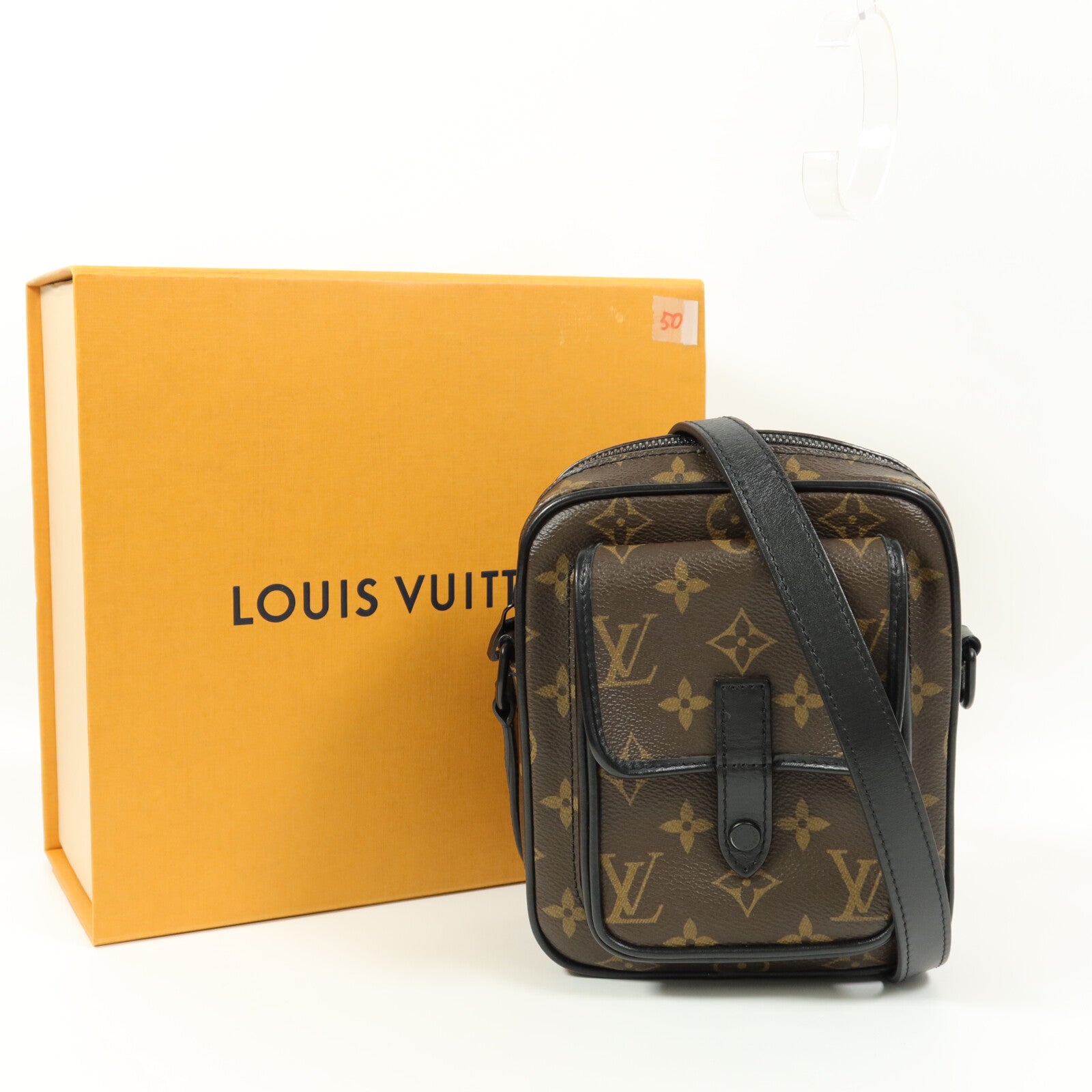 LOUIS VUITTON Monogram Macassar Christopher Wearable Wallet肩背袋