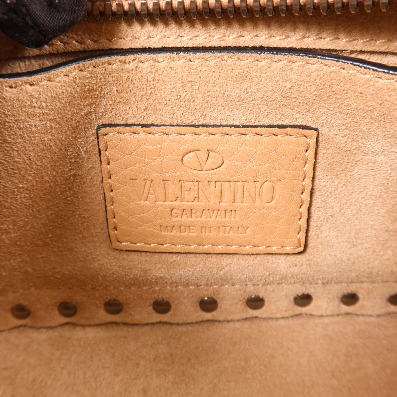 Valentino 牛皮皮革Rockstud Shoulder Bag手拿肩背兩用袋