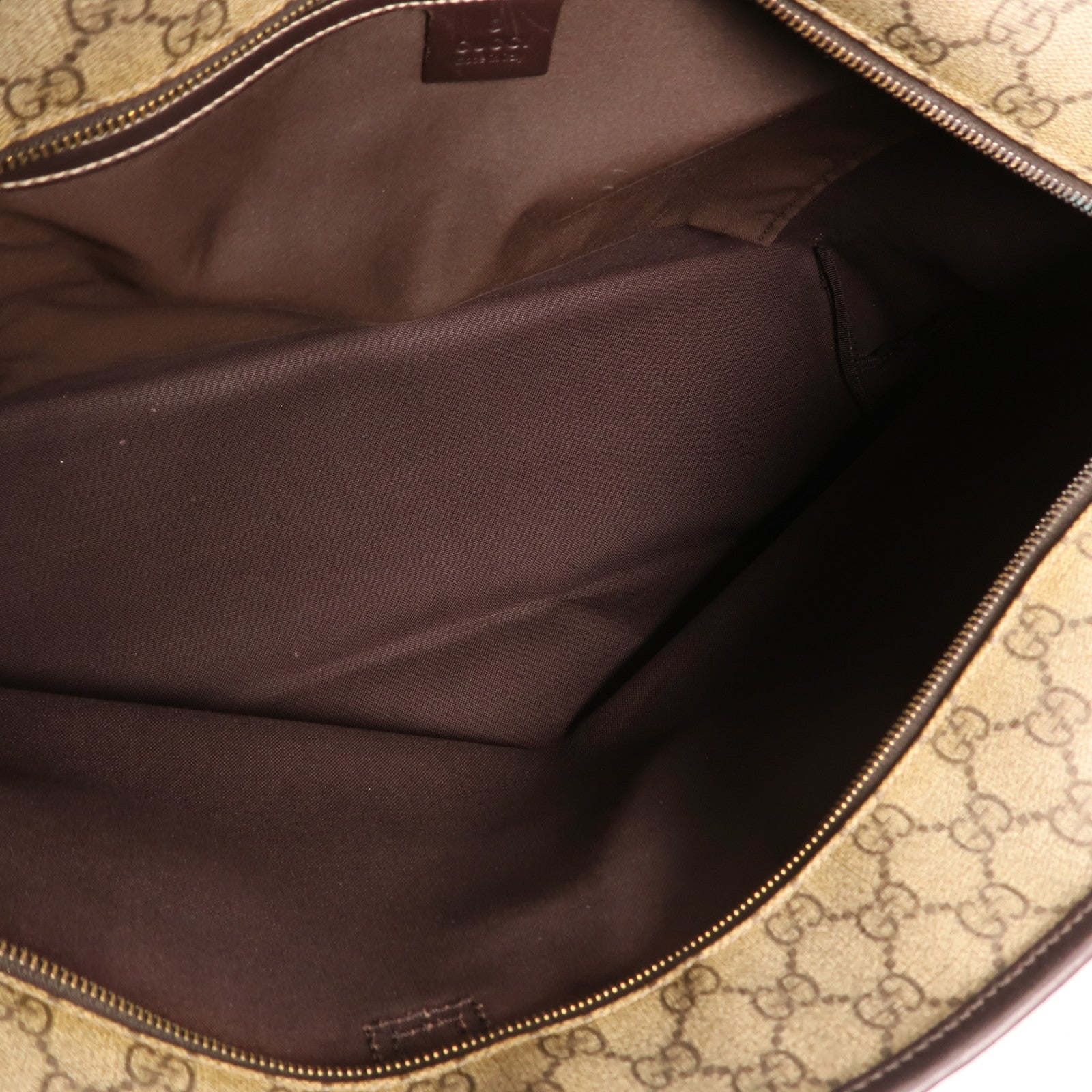 GUCCI 塗層帆布Shoulder Bag銀扣肩背袋