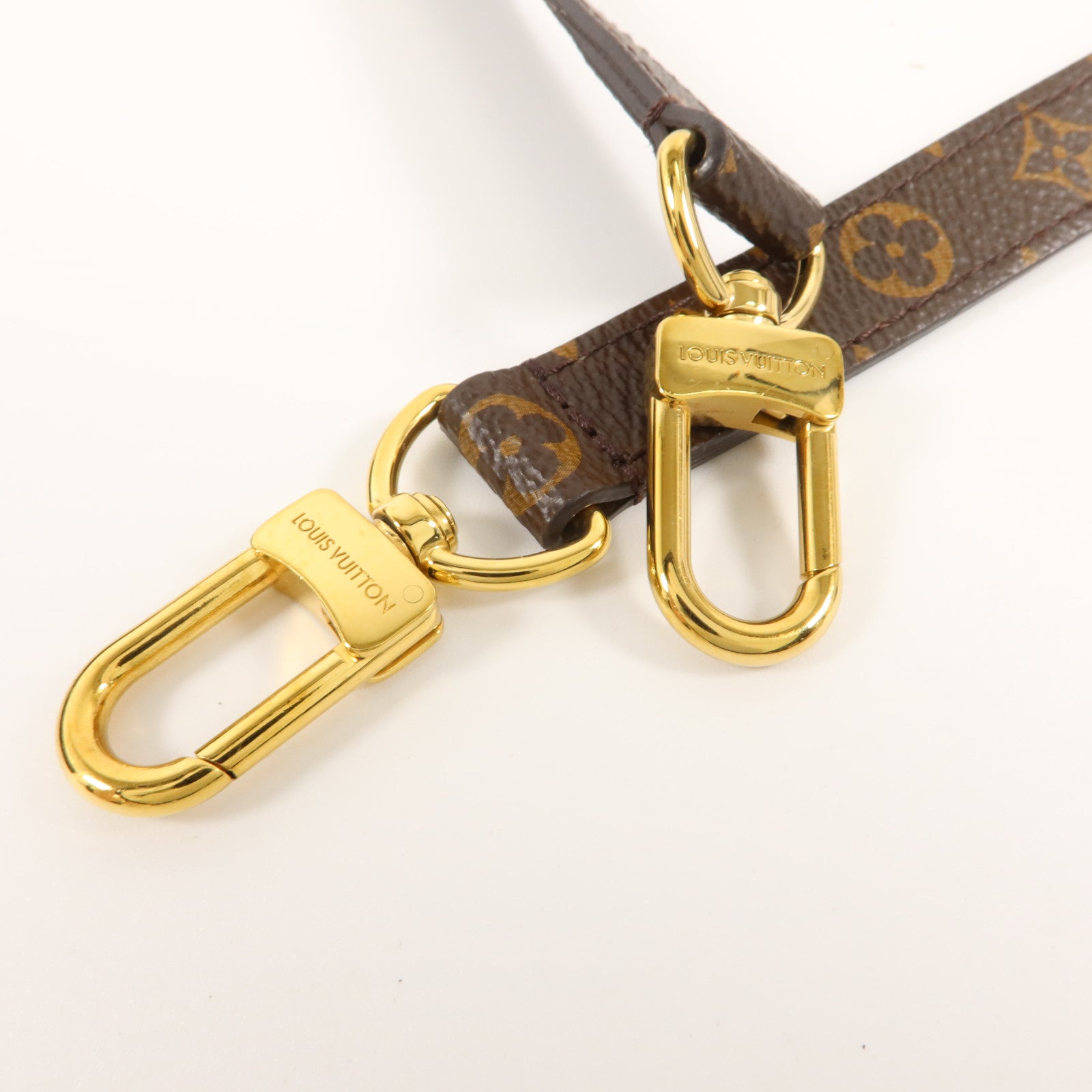 LOUIS VUITTON Monogram Sac Plat BB金扣手挽肩背兩用袋