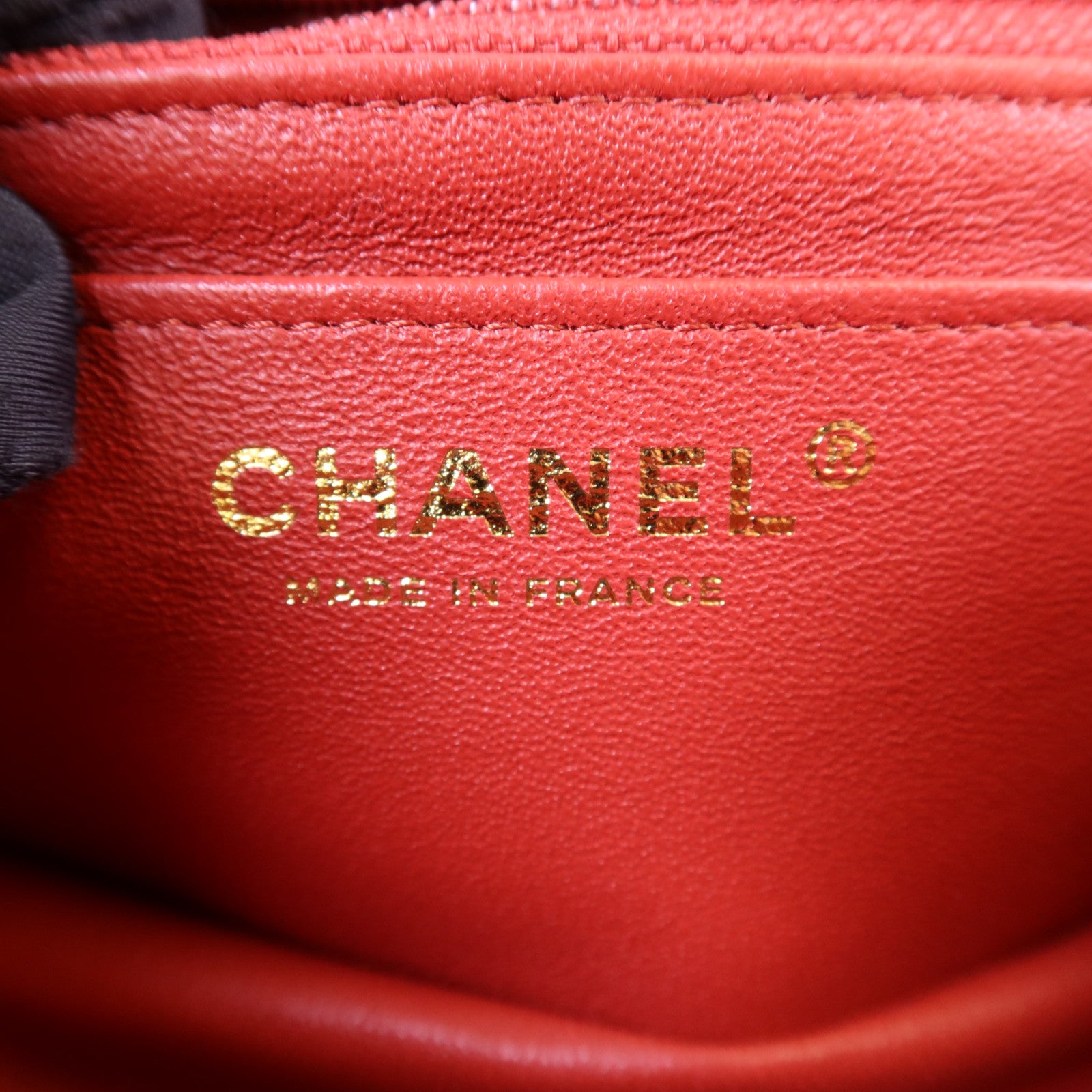 CHANEL 斜紋軟呢Mini Reissue 2.55金扣鏈帶肩背袋