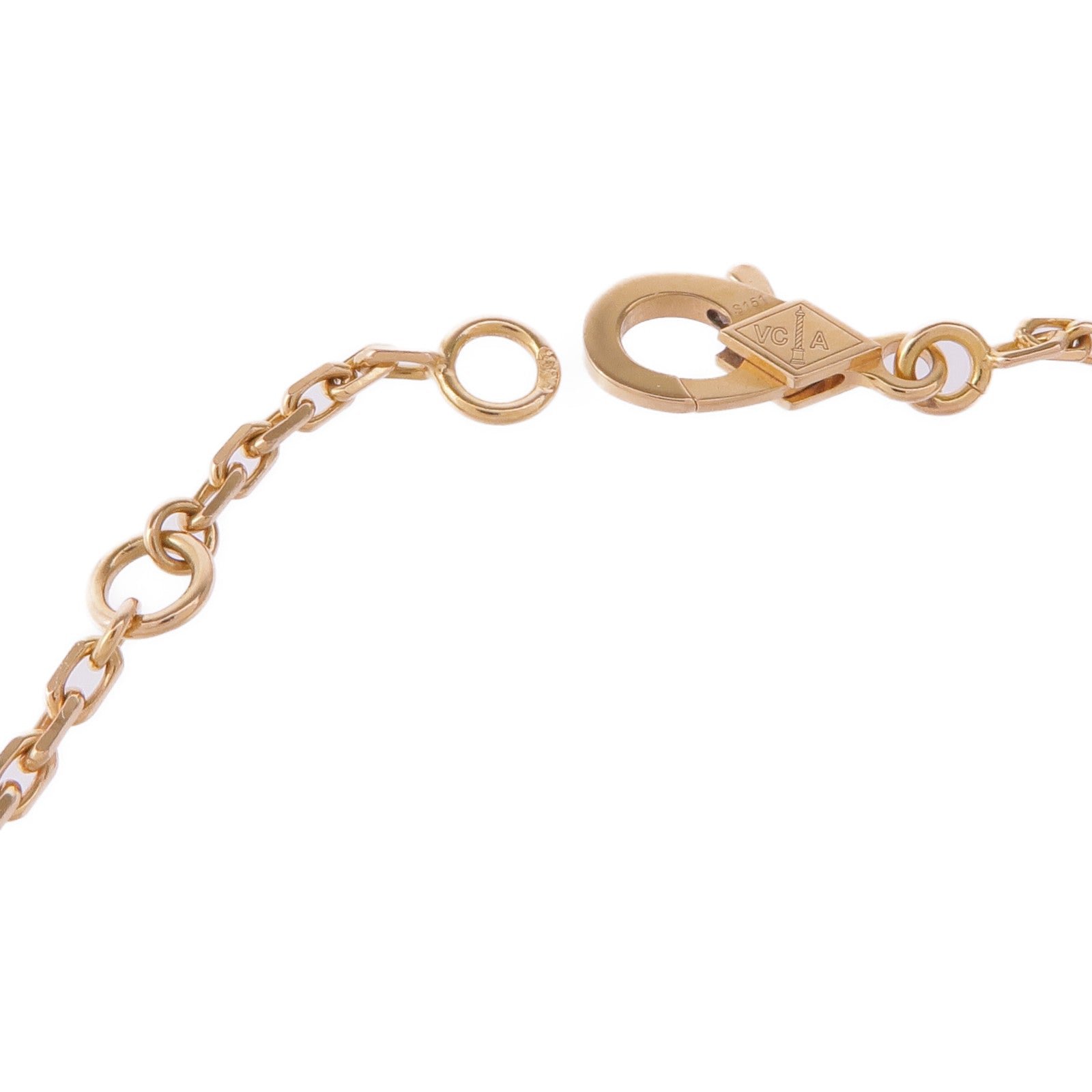 Van Cleef & Arpels 18K玫瑰金Lucky Spring手鏈