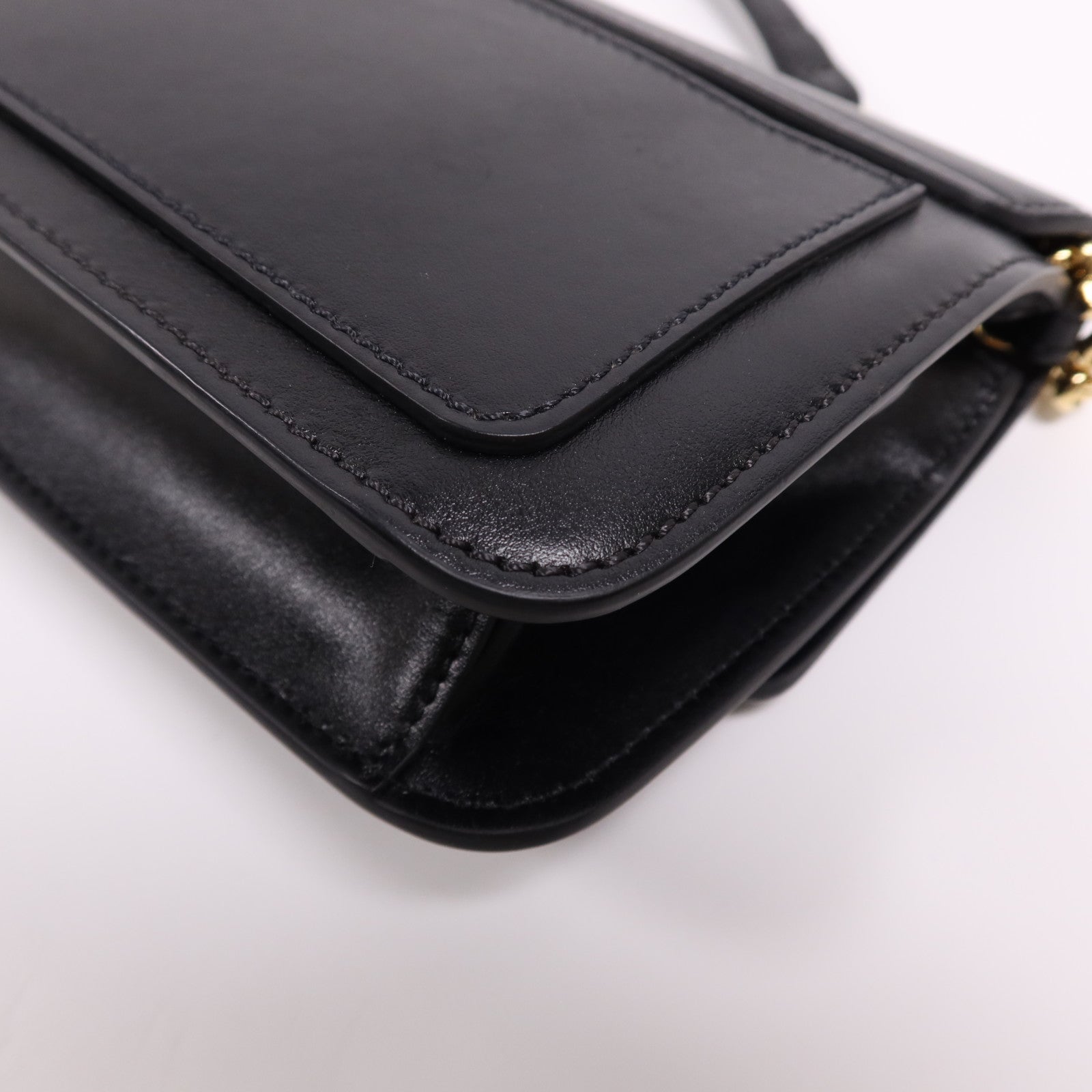 Chloe 牛皮皮革C Bag金扣鏈帶肩背袋