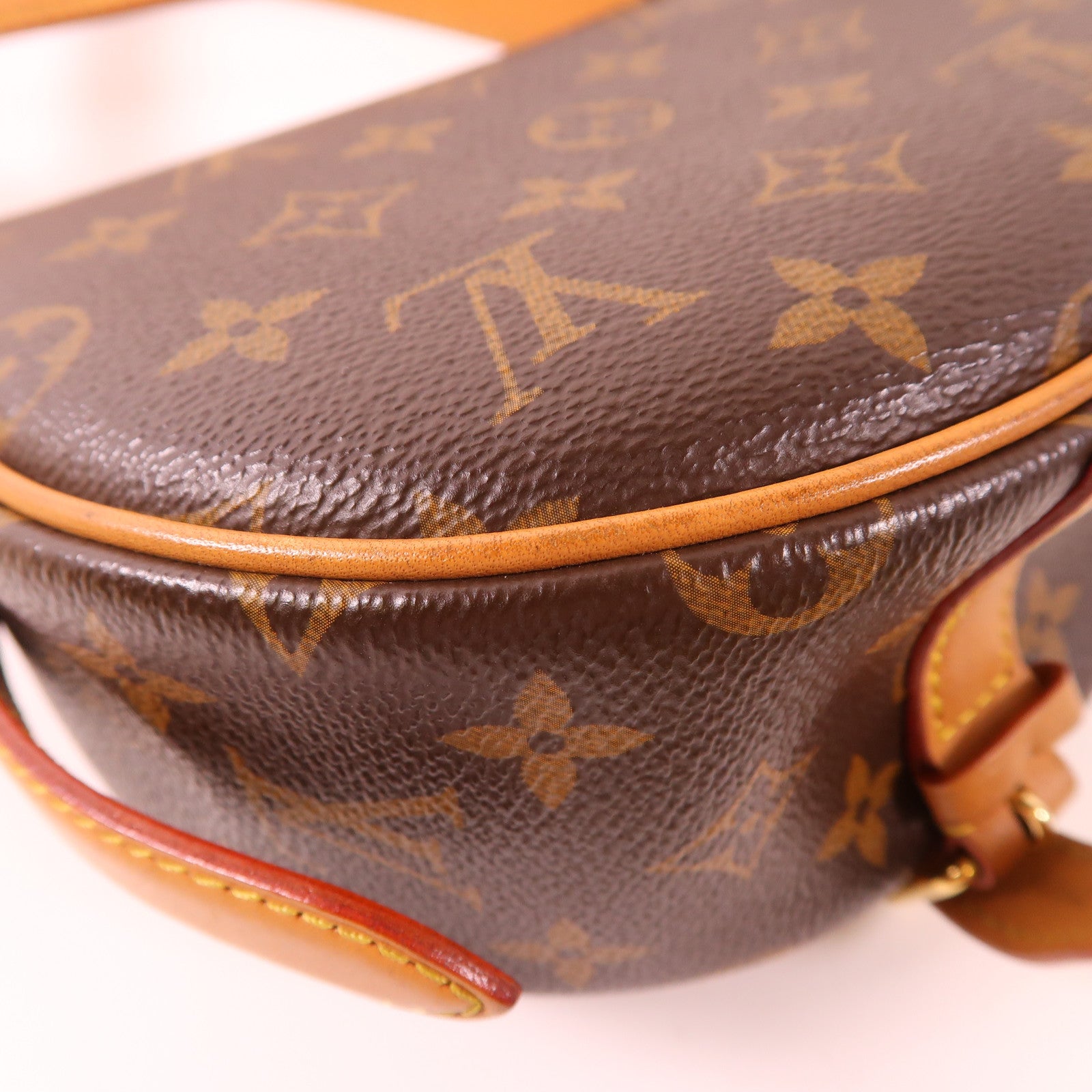 LOUIS VUITTON LV GHW Tambourin Shoulder Bag M44860 Monogram Brown