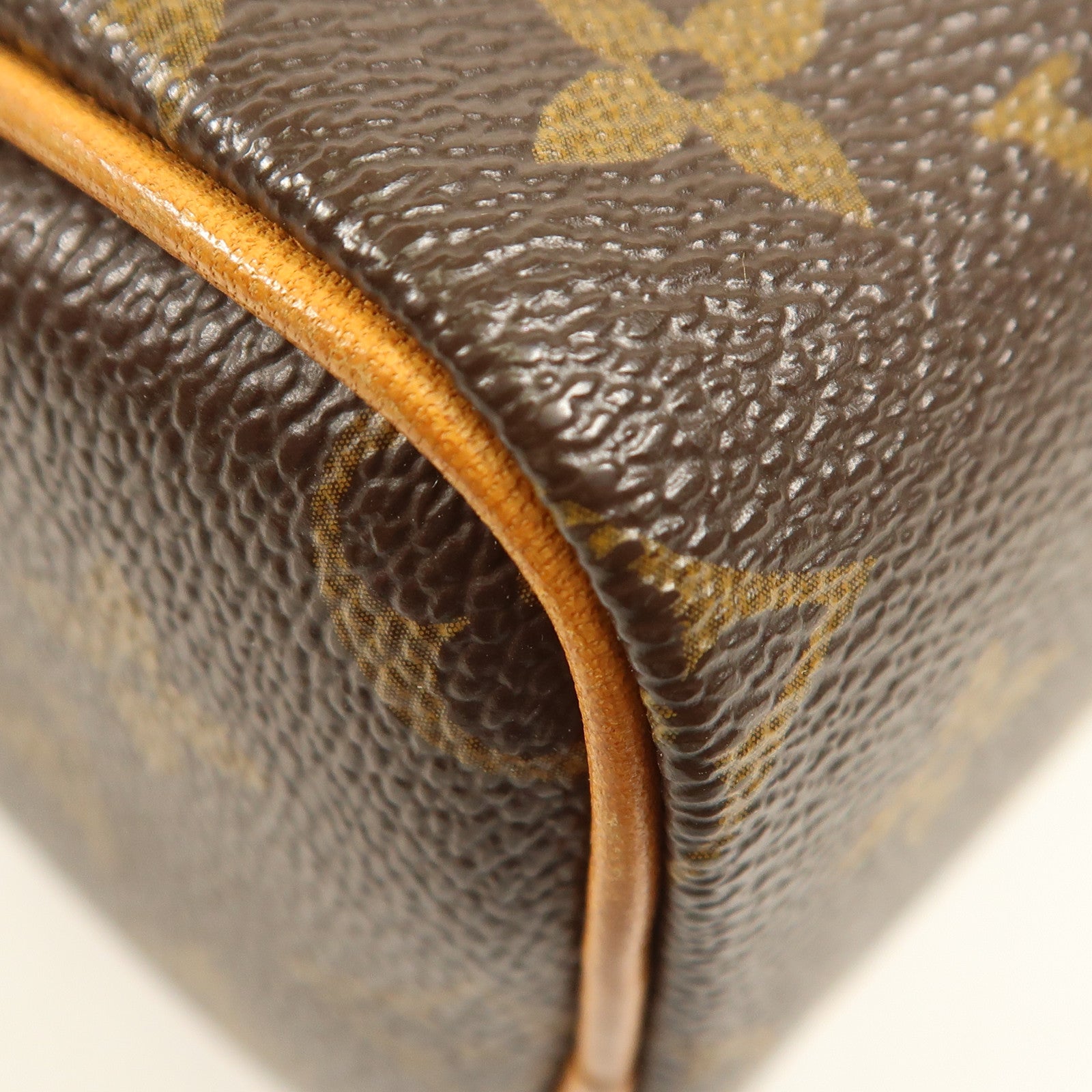 LOUIS VUITTON Monogram Nano Speedy金扣手挽肩背兩用袋