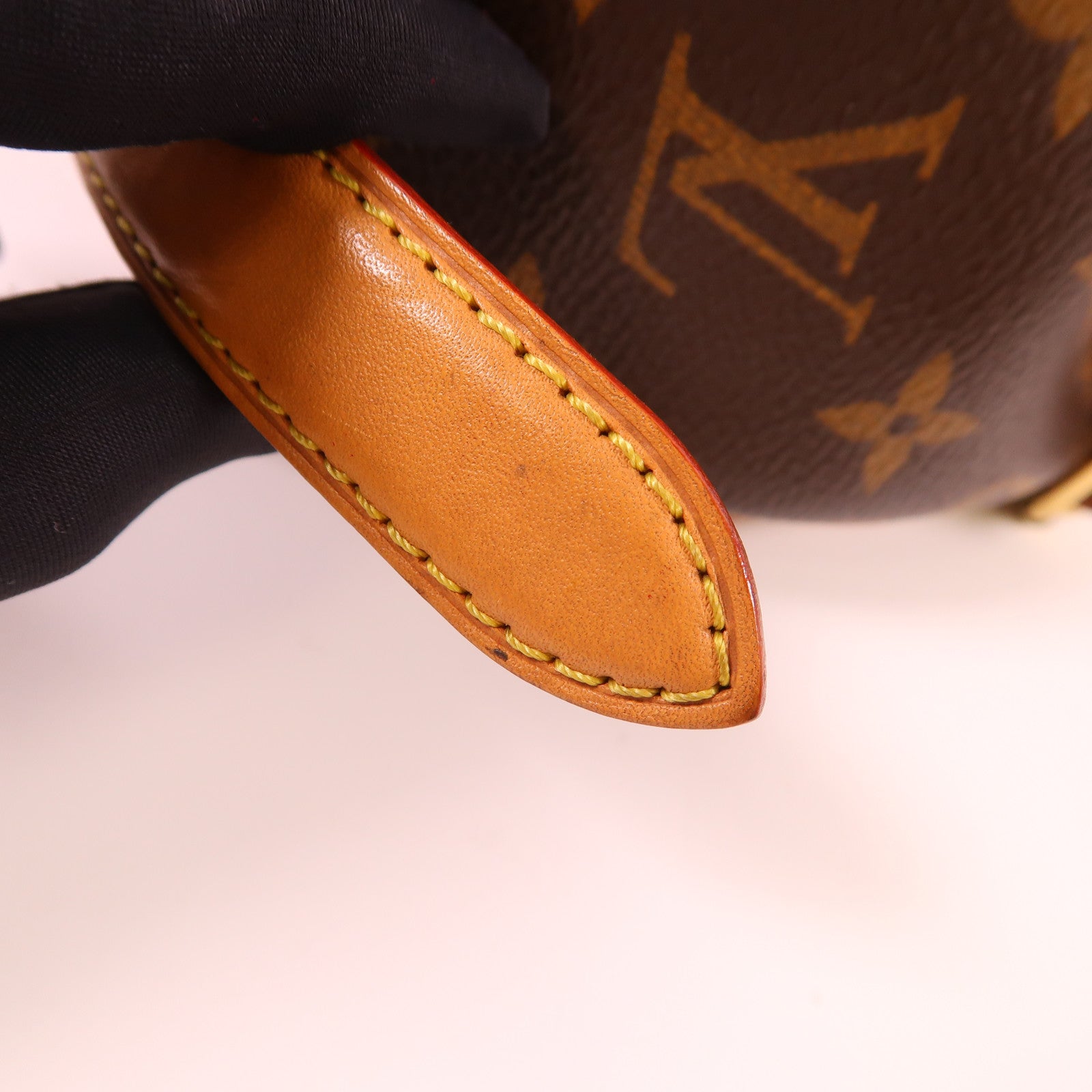 LOUIS VUITTON LV GHW Tambourin Shoulder Bag M44860 Monogram Brown