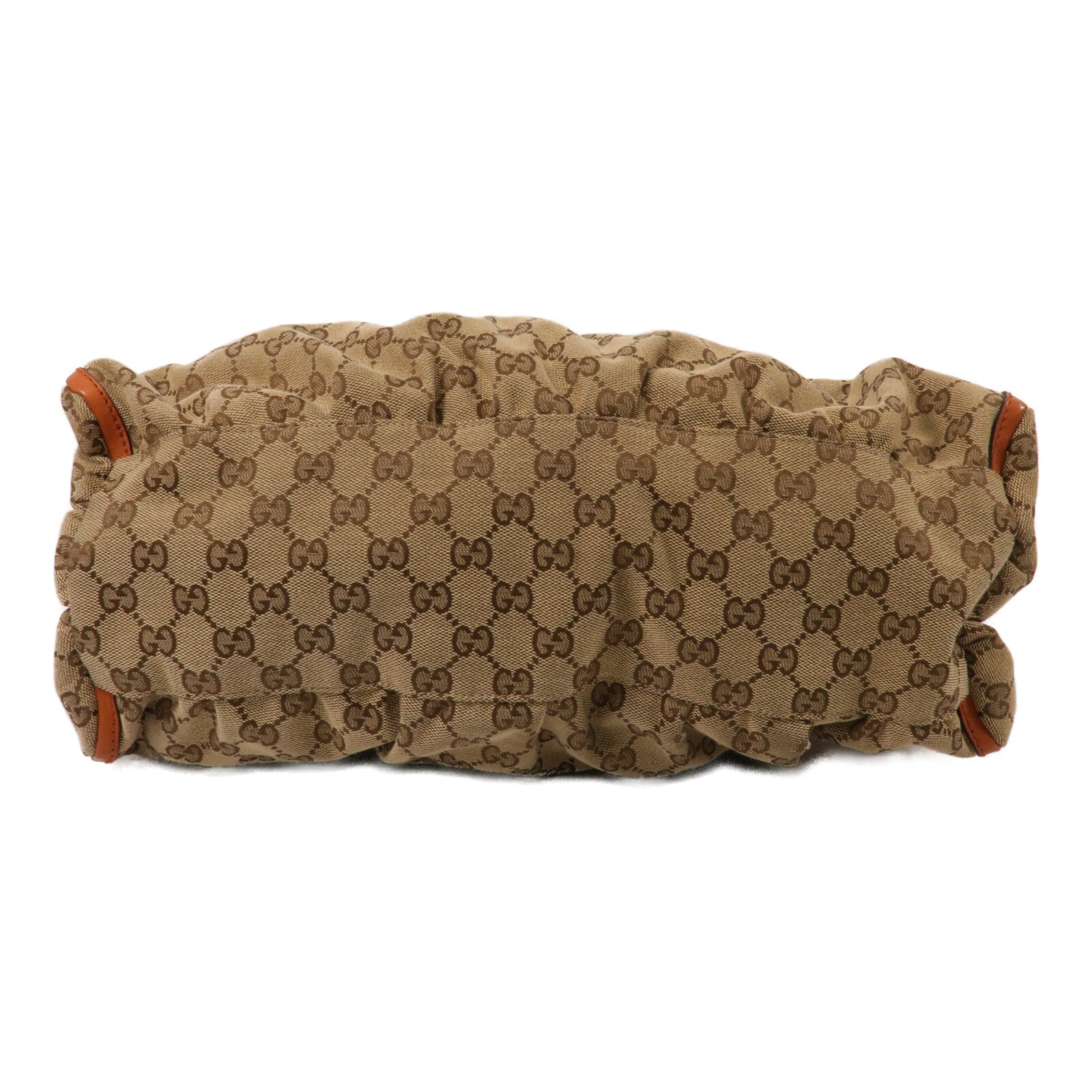 GUCCI 帆布/牛皮皮革D Ring Large肩背袋