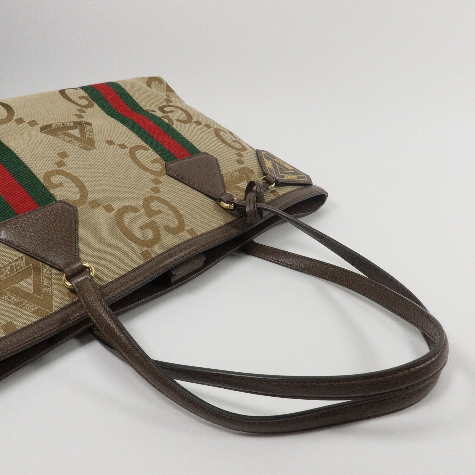 GUCCI 塗層帆布Gucci X Palace Medium Tote手挽袋