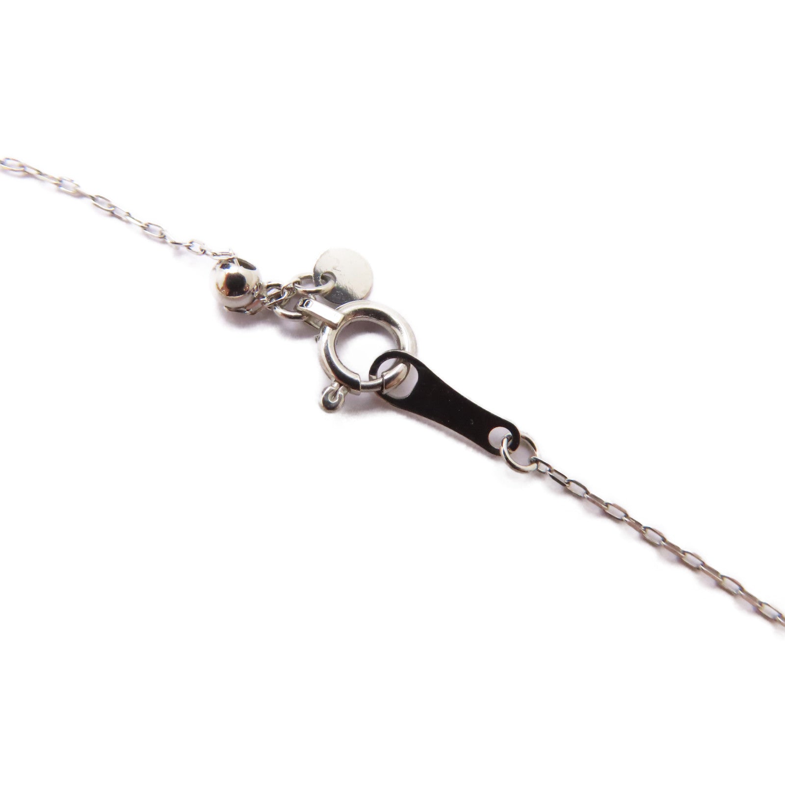 JEWELRY PT900鉑金Emerald Diamond Necklace 0.27ct綠寶石/0.10ct鑽石項鍊