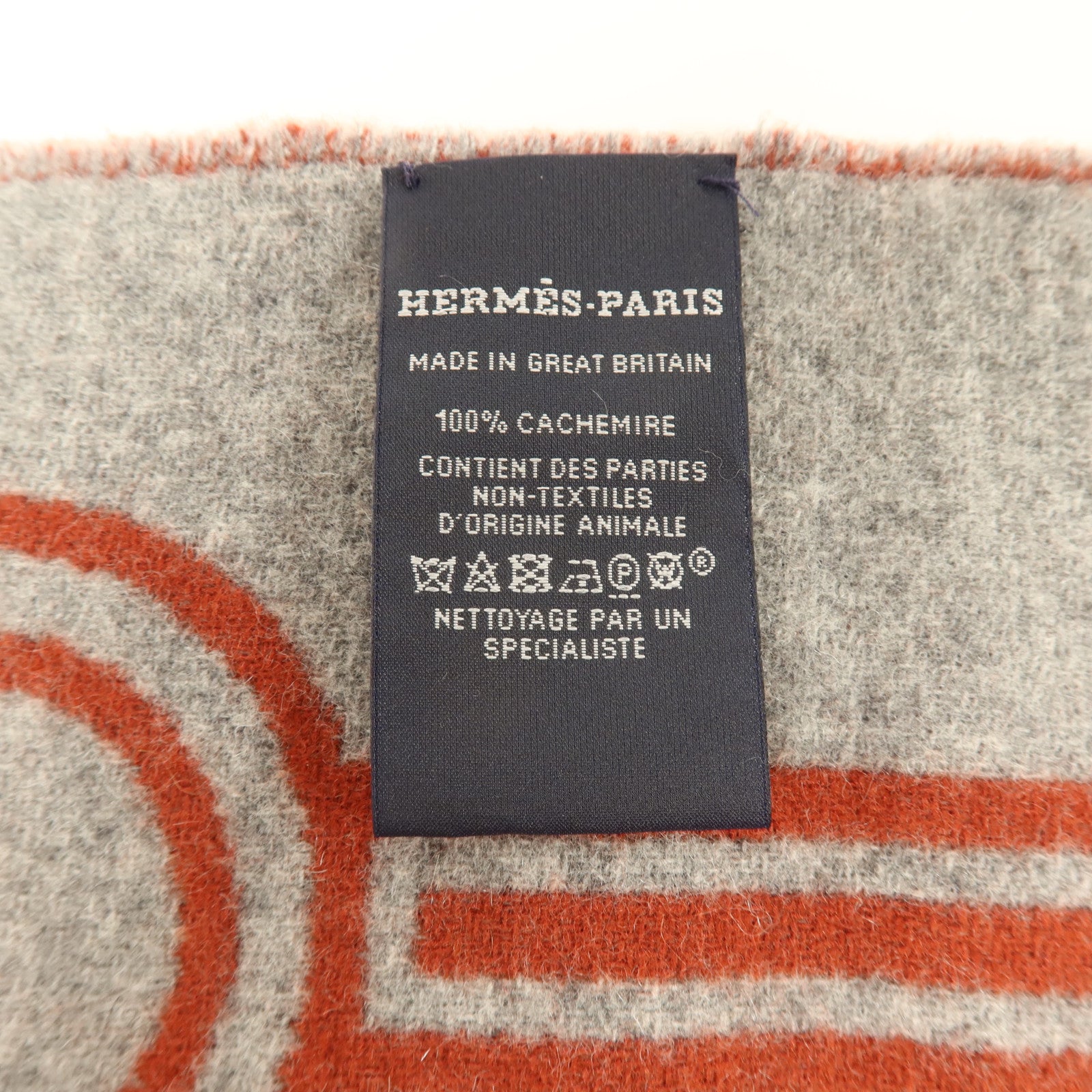 HERMES 【激減優惠】羊絨Casaque Porte-Clefs Scarf 160x30cm圍巾