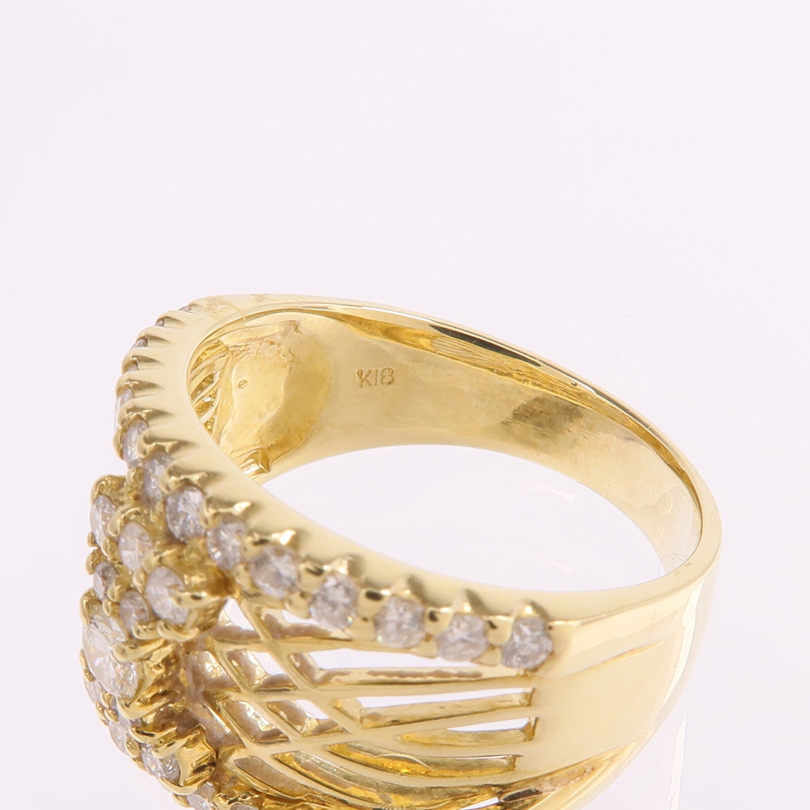 JEWELRY 18K黃金Diamond Ring鑽石戒指US#6.75