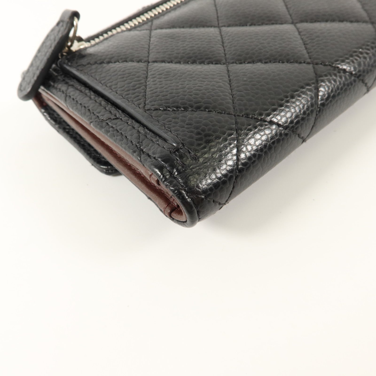 CHANEL 牛皮皮革Classic Small Flap Wallet銀扣錢包