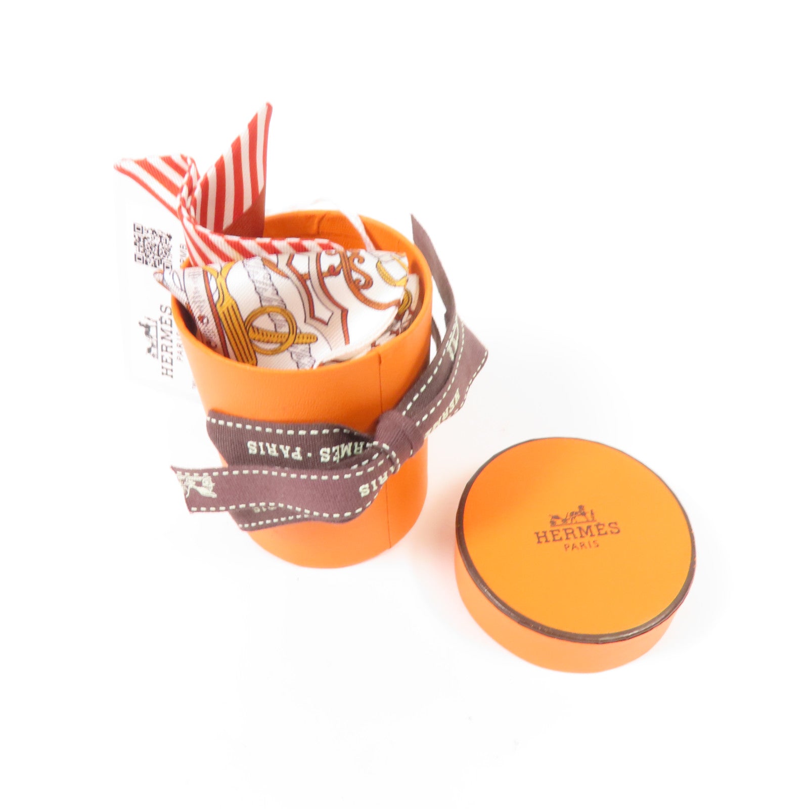 HERMES 絲質Twilly絲巾