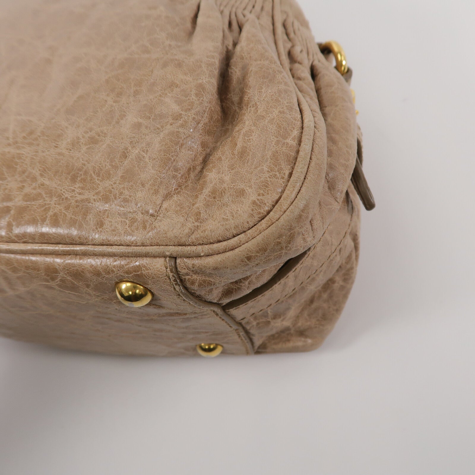 Miu Miu 牛皮皮革2 Way Shoulder手挽肩背兩用袋