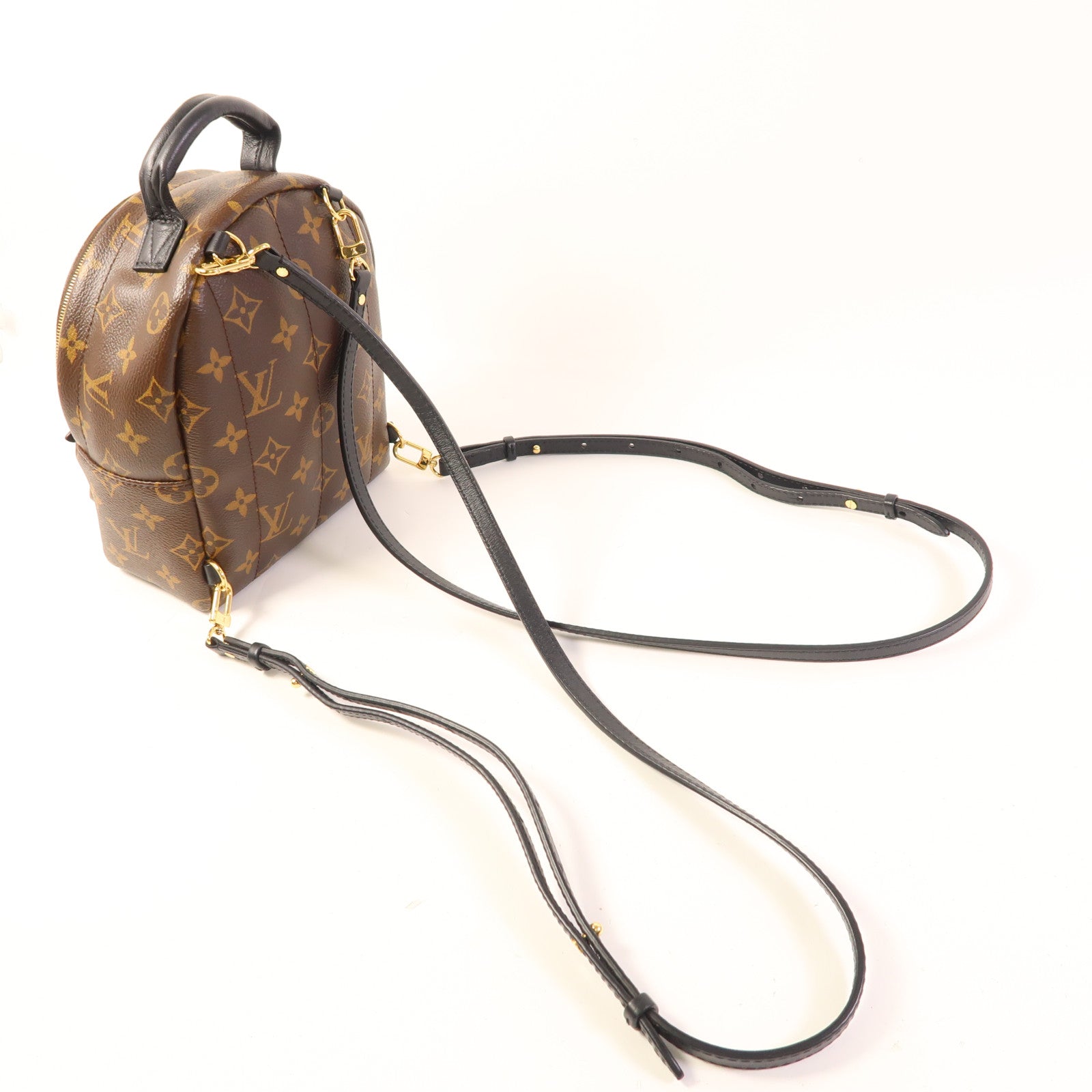 LOUIS VUITTON 【激減優惠】Monogram Palm Springs Mini金扣背包