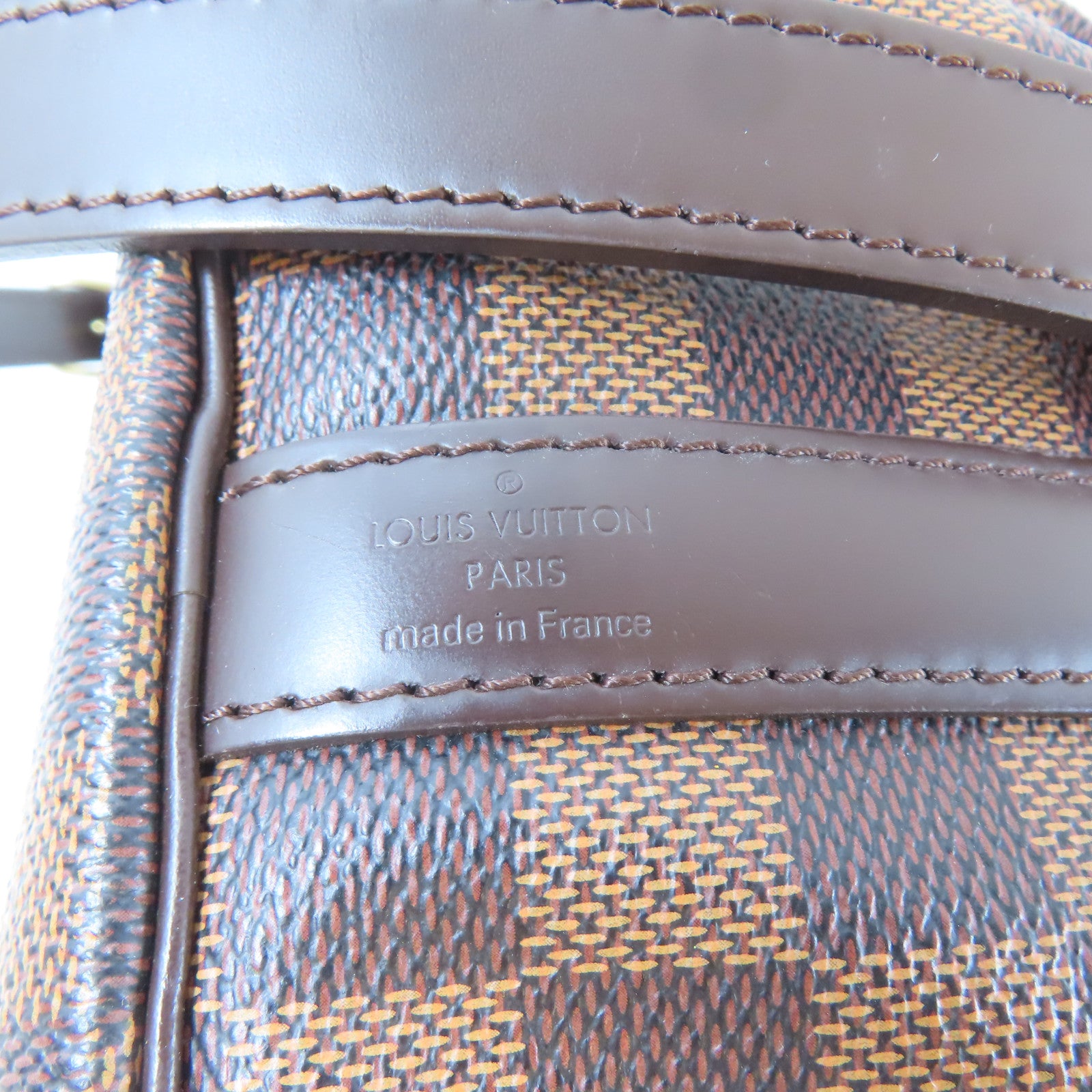 LOUIS VUITTON Damier Speedy Bandouliere 25金扣手挽肩背兩用袋啡色