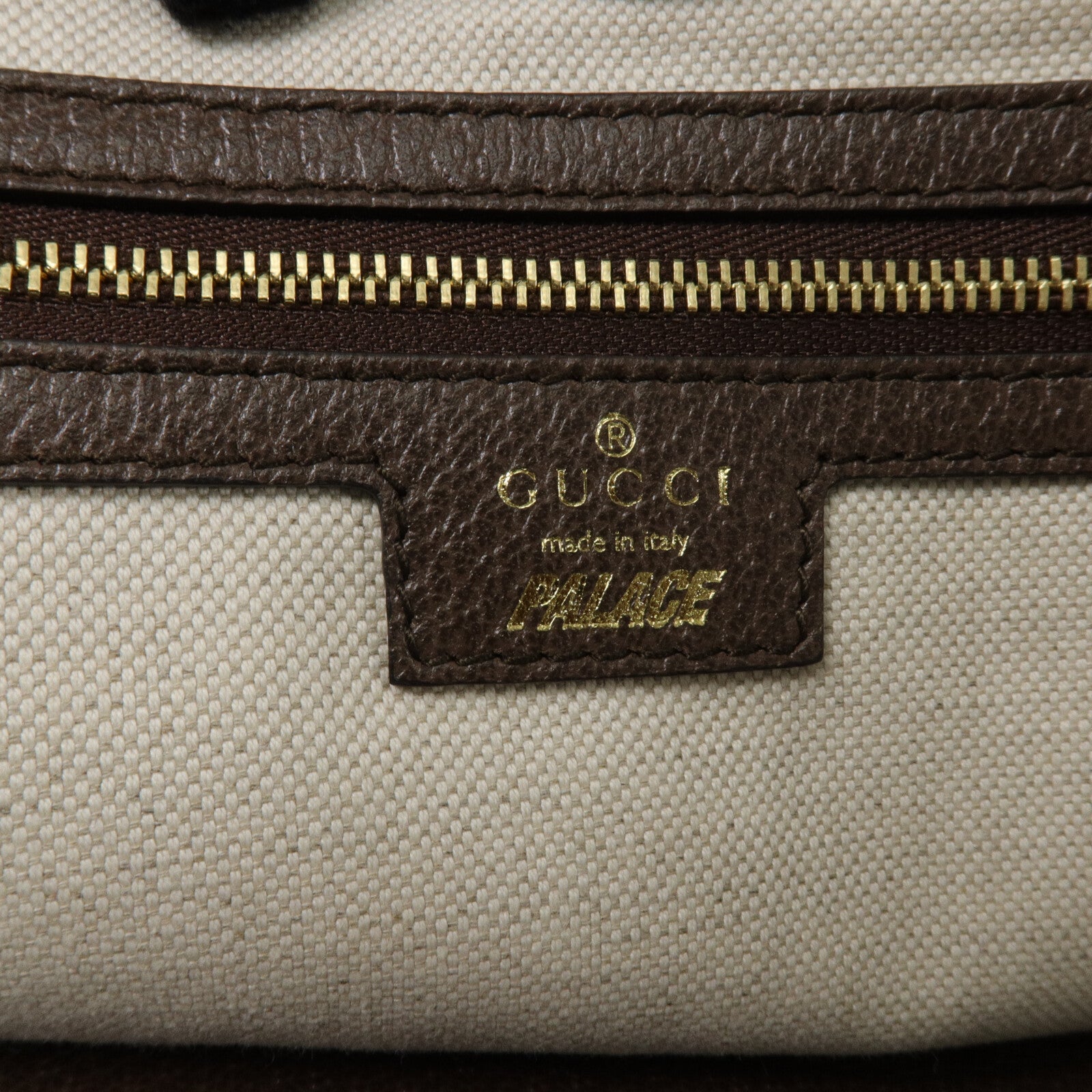 GUCCI 塗層帆布Gucci X Palace Medium Tote手挽袋