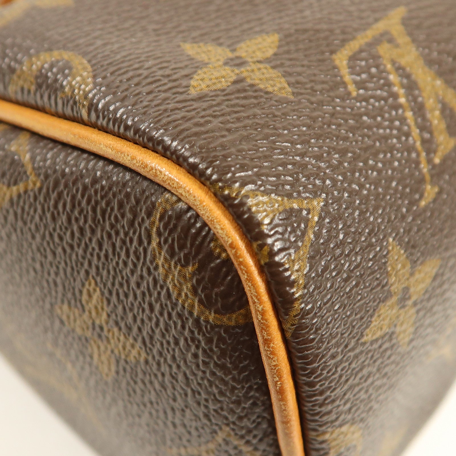 LOUIS VUITTON Monogram Nano Speedy金扣手挽肩背兩用袋