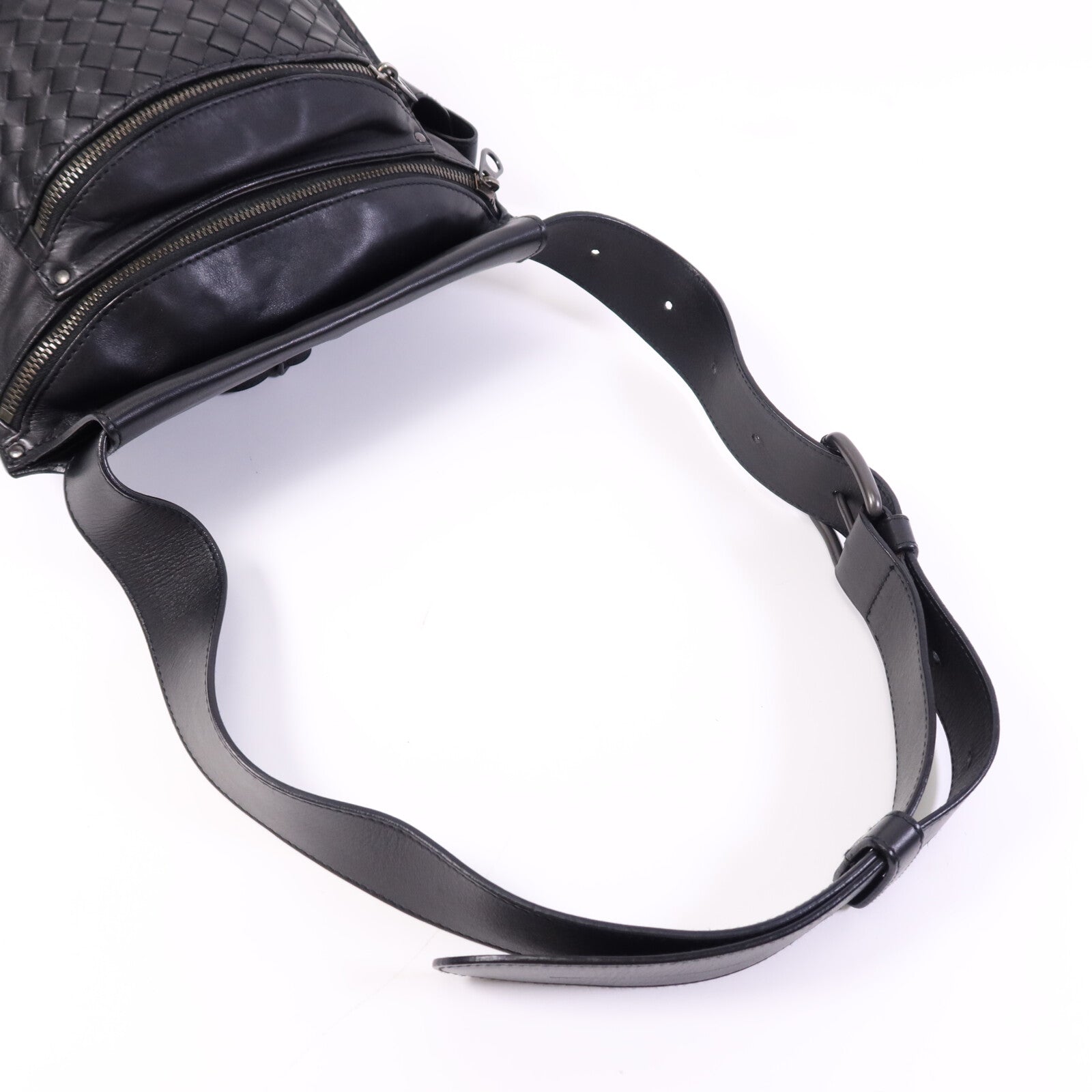 BOTTEGA VENETA 皮革Intrecciato Waist Bag腰包