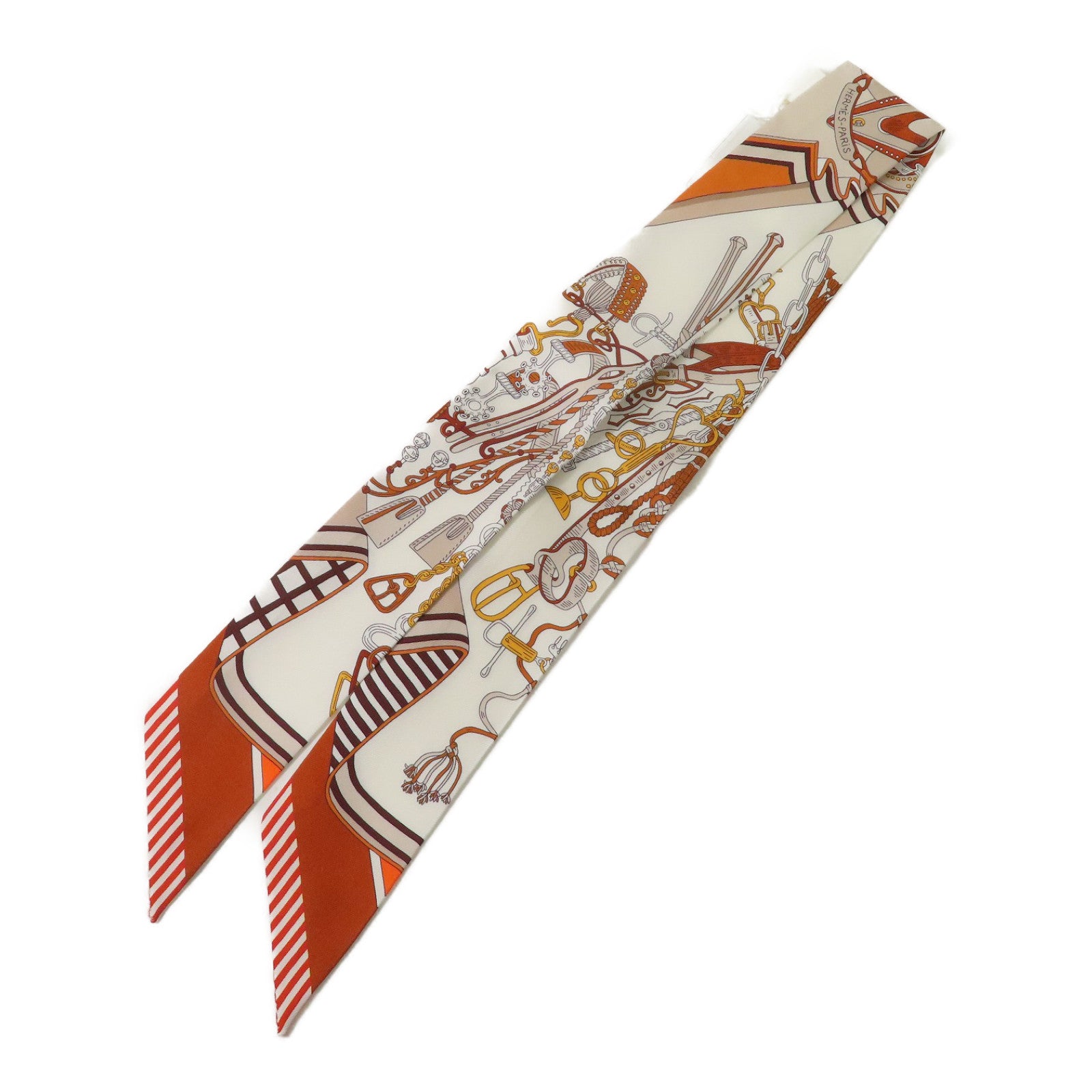 HERMES 絲質Twilly絲巾