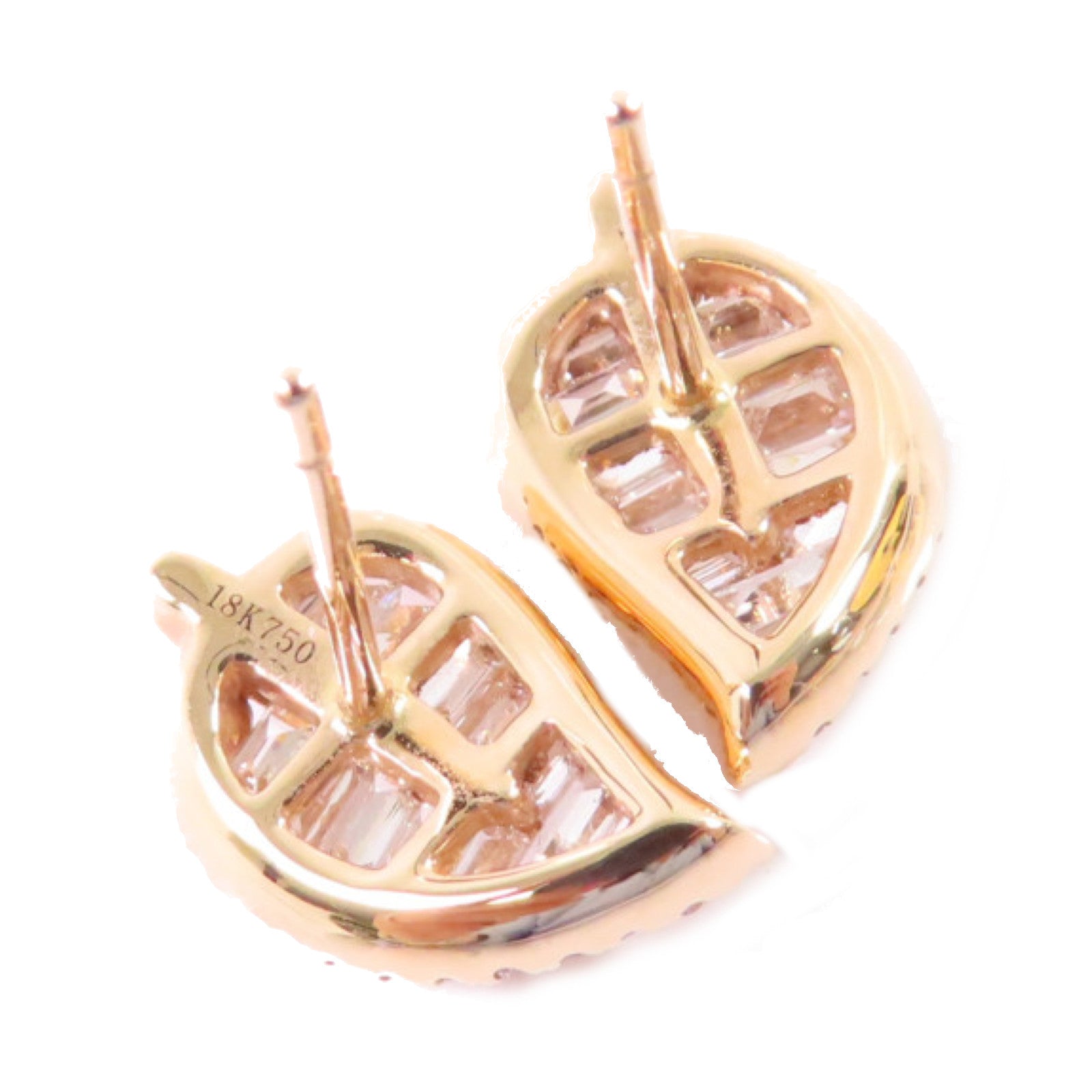 JEWELRY【激減優惠】 18K玫瑰金/鑽石Diamond Earrings金扣耳環