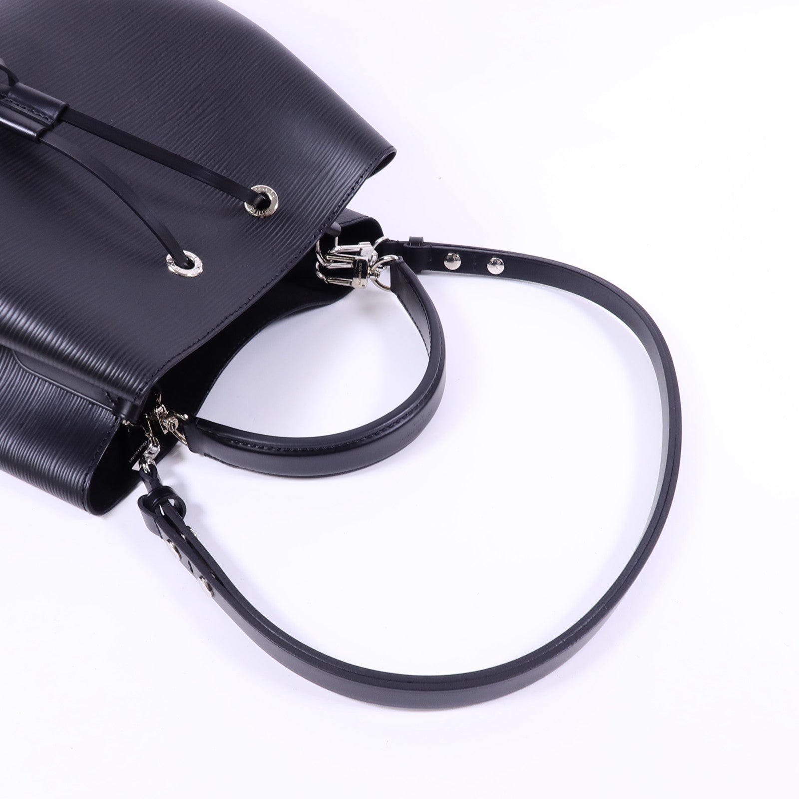 LOUIS VUITTON Epi Neo Noe MM銀扣手挽肩背兩用袋