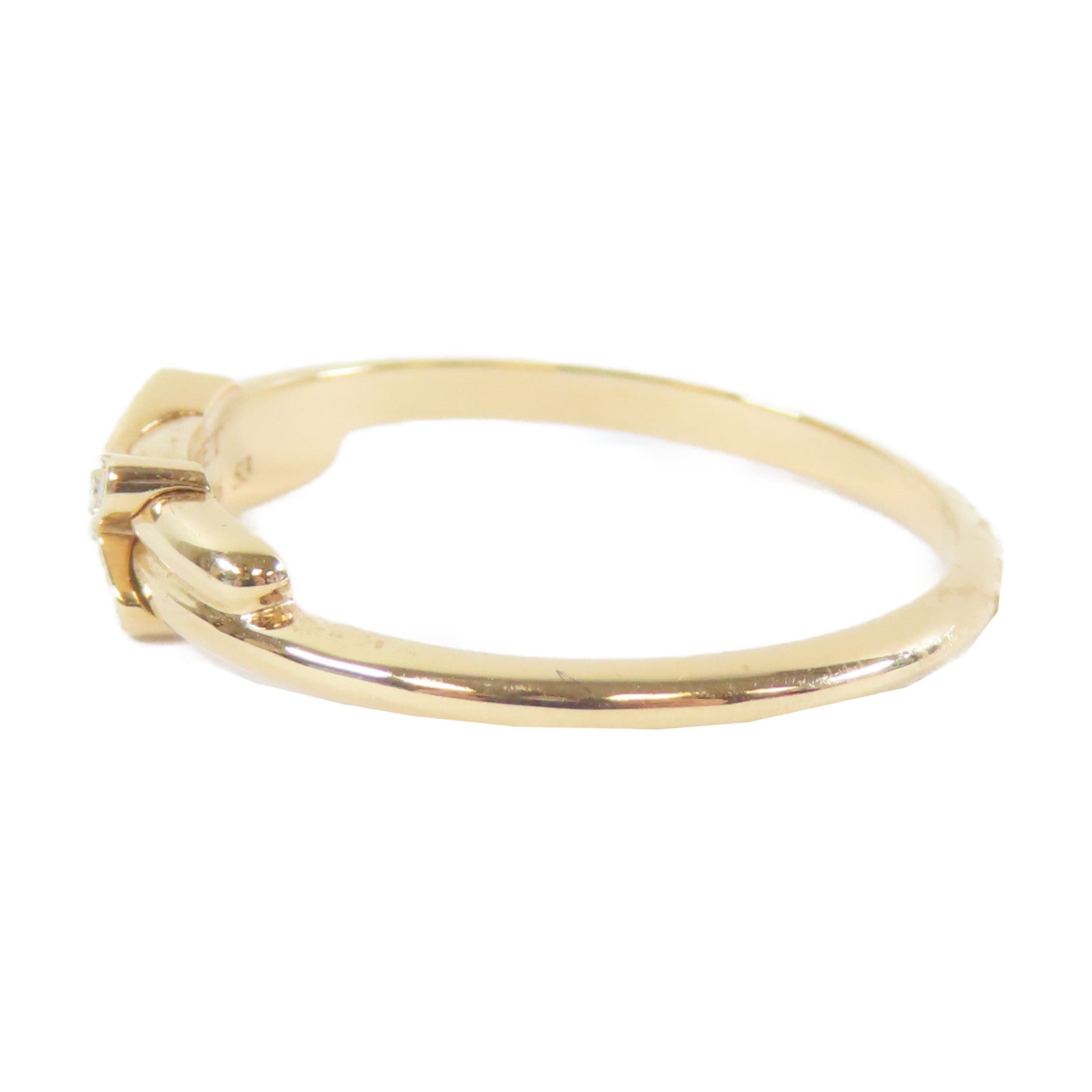 Chaumet 18K玫瑰金Diamond Ring鑽石戒指Chaumet#53/US#6.5