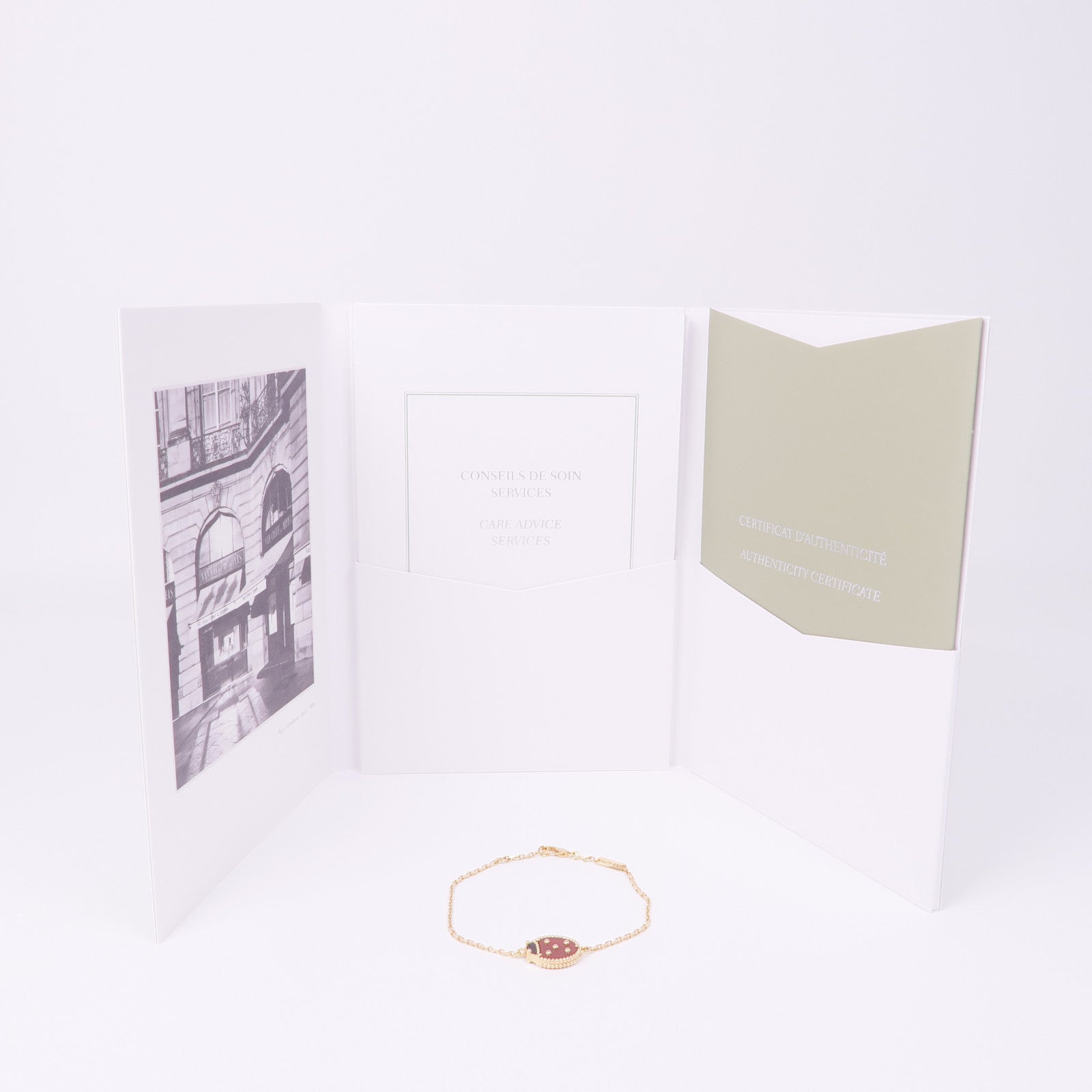 Van Cleef & Arpels 18K玫瑰金Lucky Spring手鏈