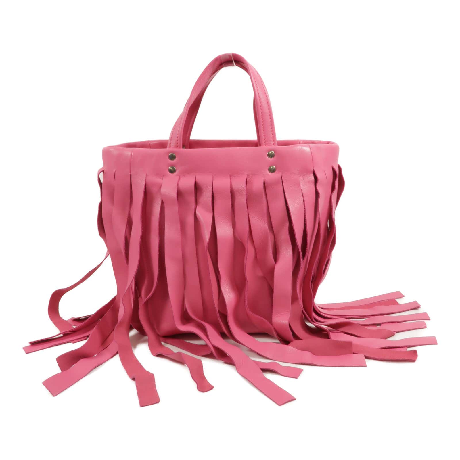 BALENCIAGA 牛皮皮革Fringe Laundey Cabas手挽肩背兩用袋