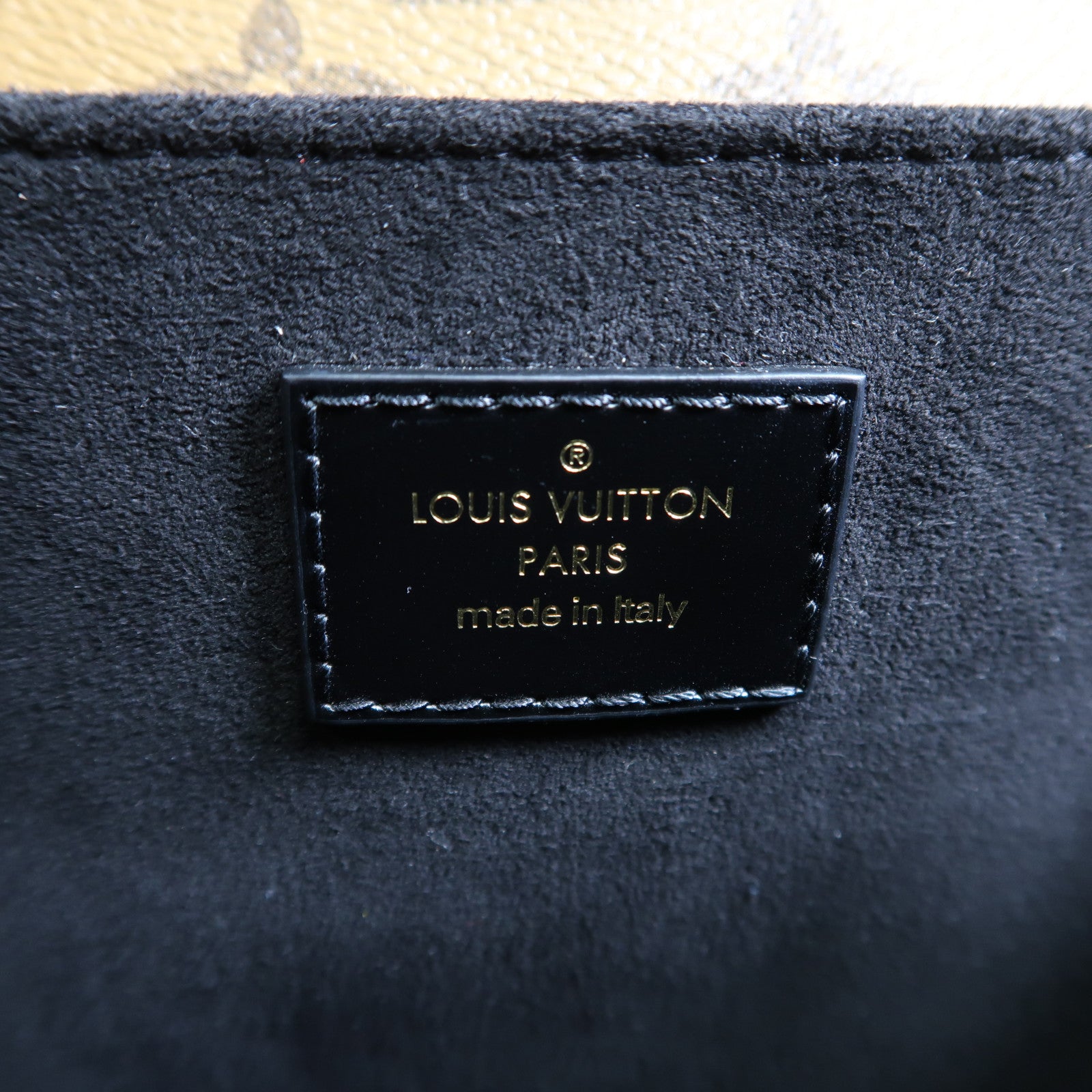 LOUIS VUITTON Monogram Reverse Pochette Metis金扣手挽肩背兩用袋