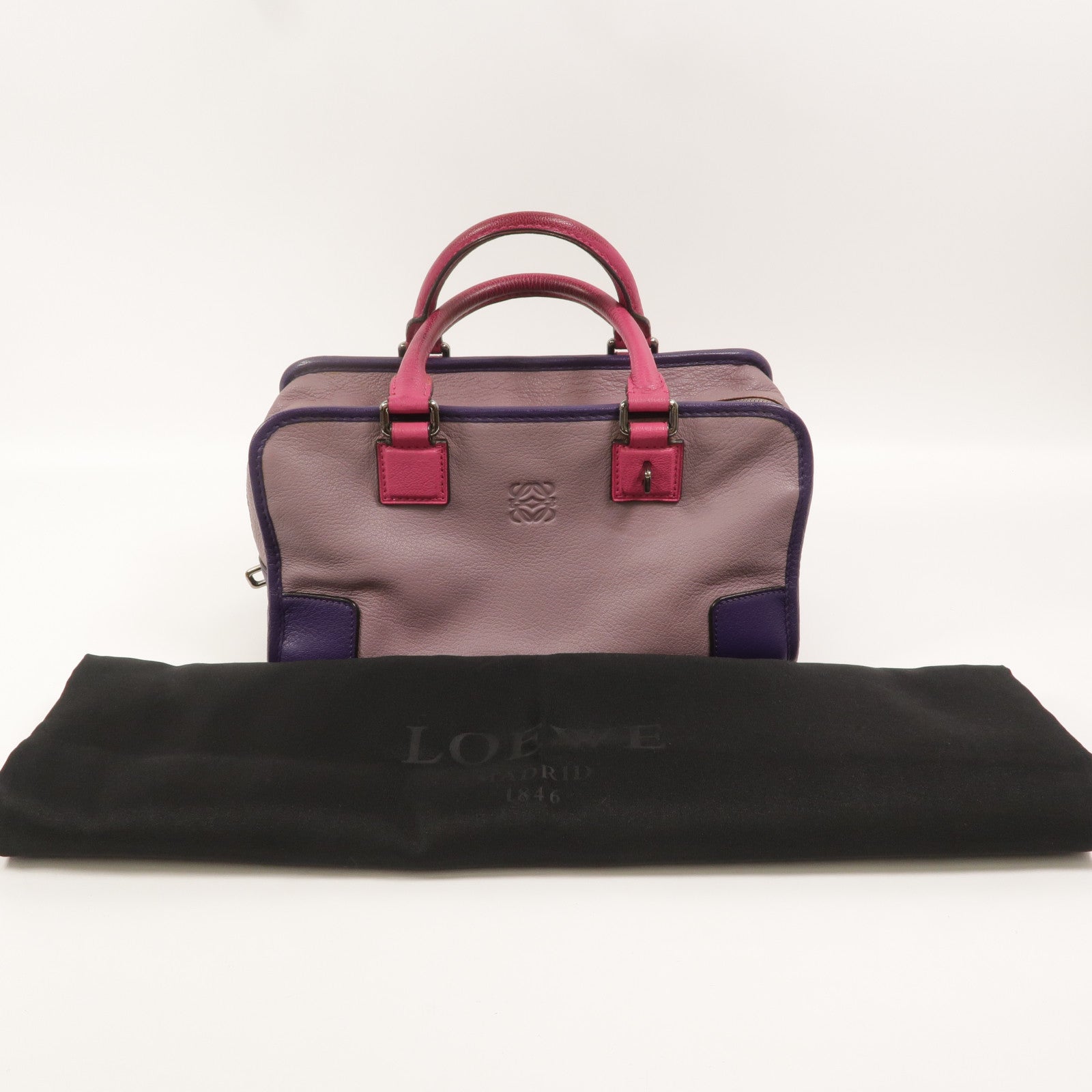 LOEWE 山羊皮皮革Amazona 28手挽袋