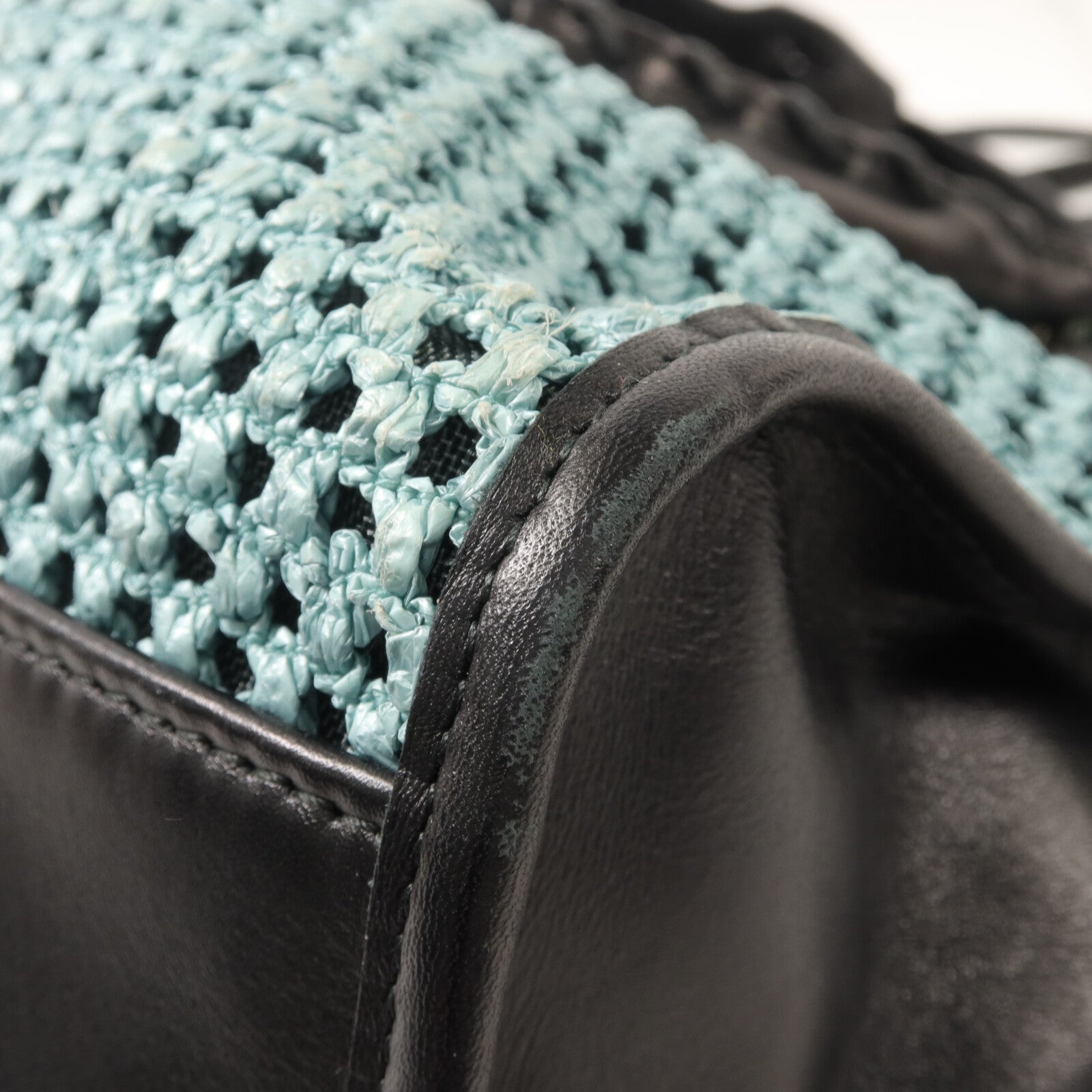 BALENCIAGA 牛皮皮革/Raffia Neo Classic City手挽肩背兩用袋