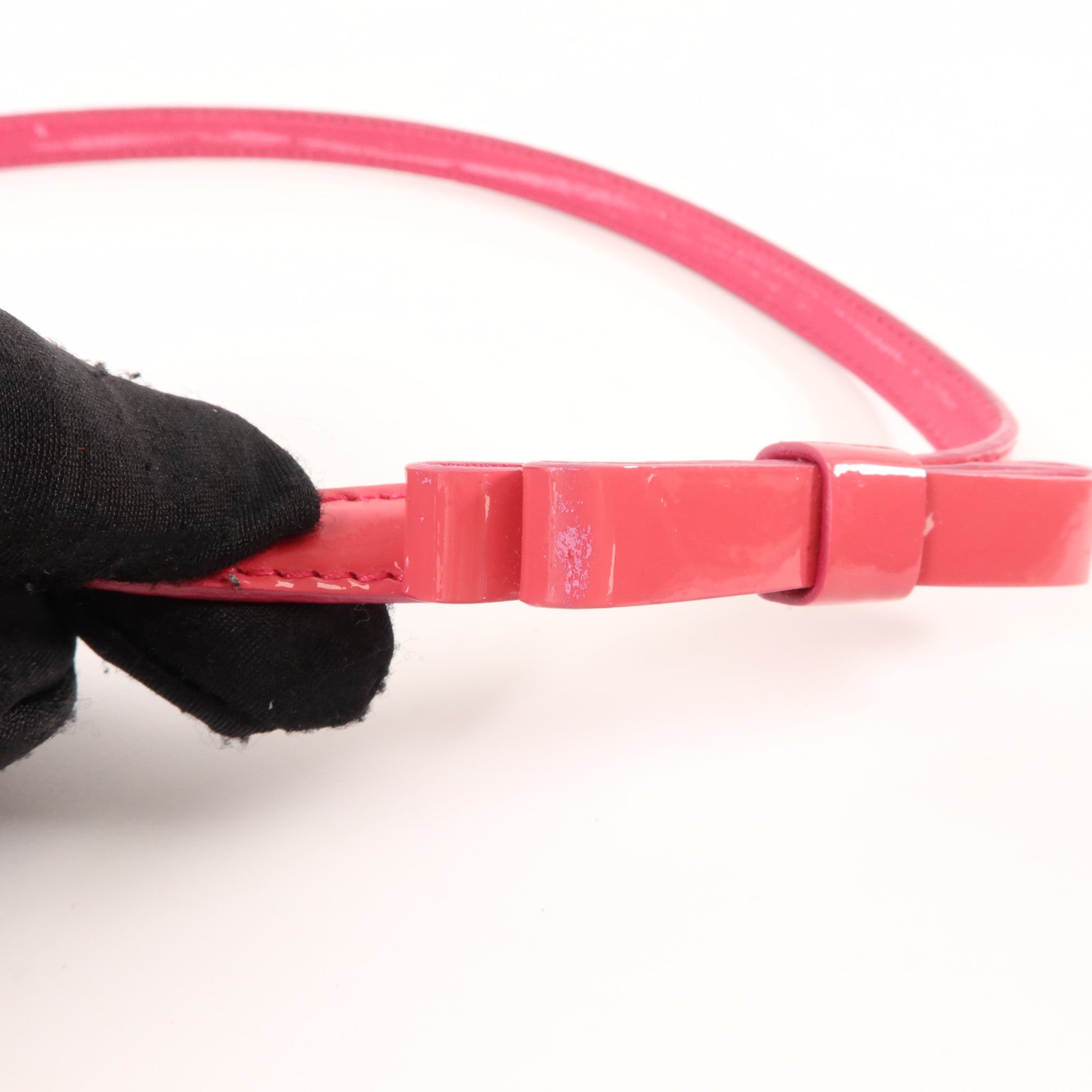 Miu Miu 漆皮皮革Belt 80cm皮帶