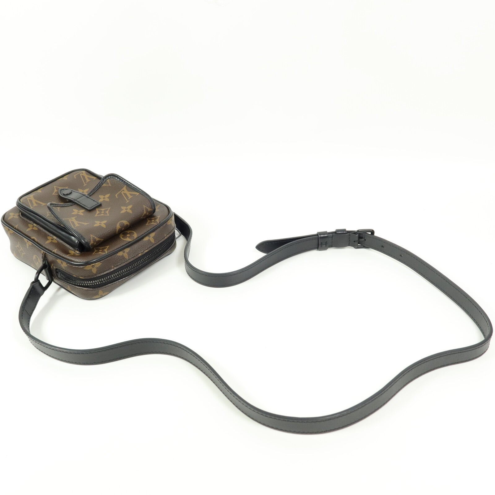 LOUIS VUITTON Monogram Macassar Christopher Wearable Wallet肩背袋