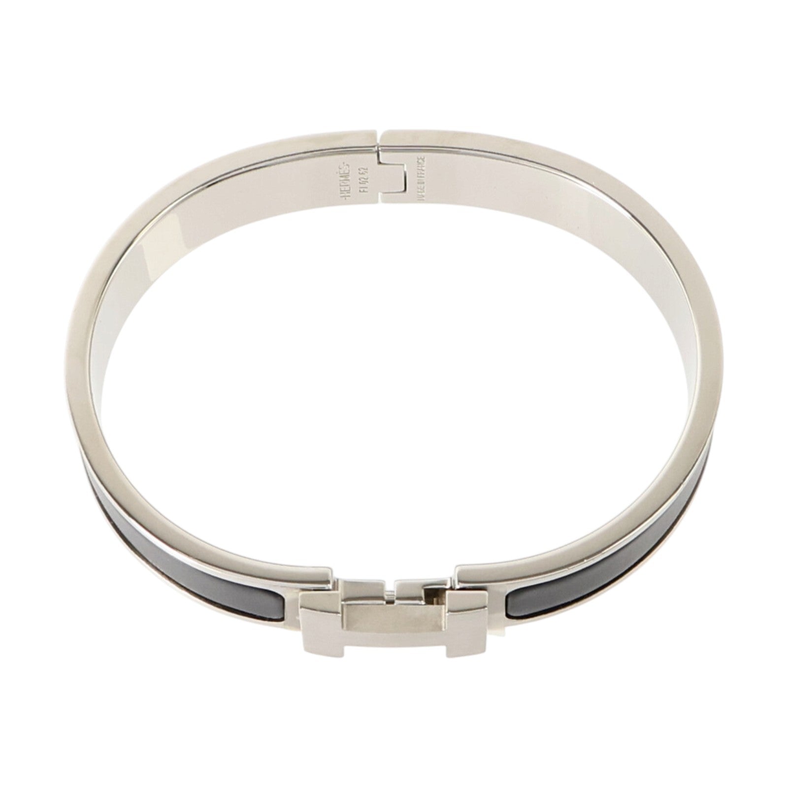 HERMES 金屬/琺瑯Clic HH Bangle手鐲