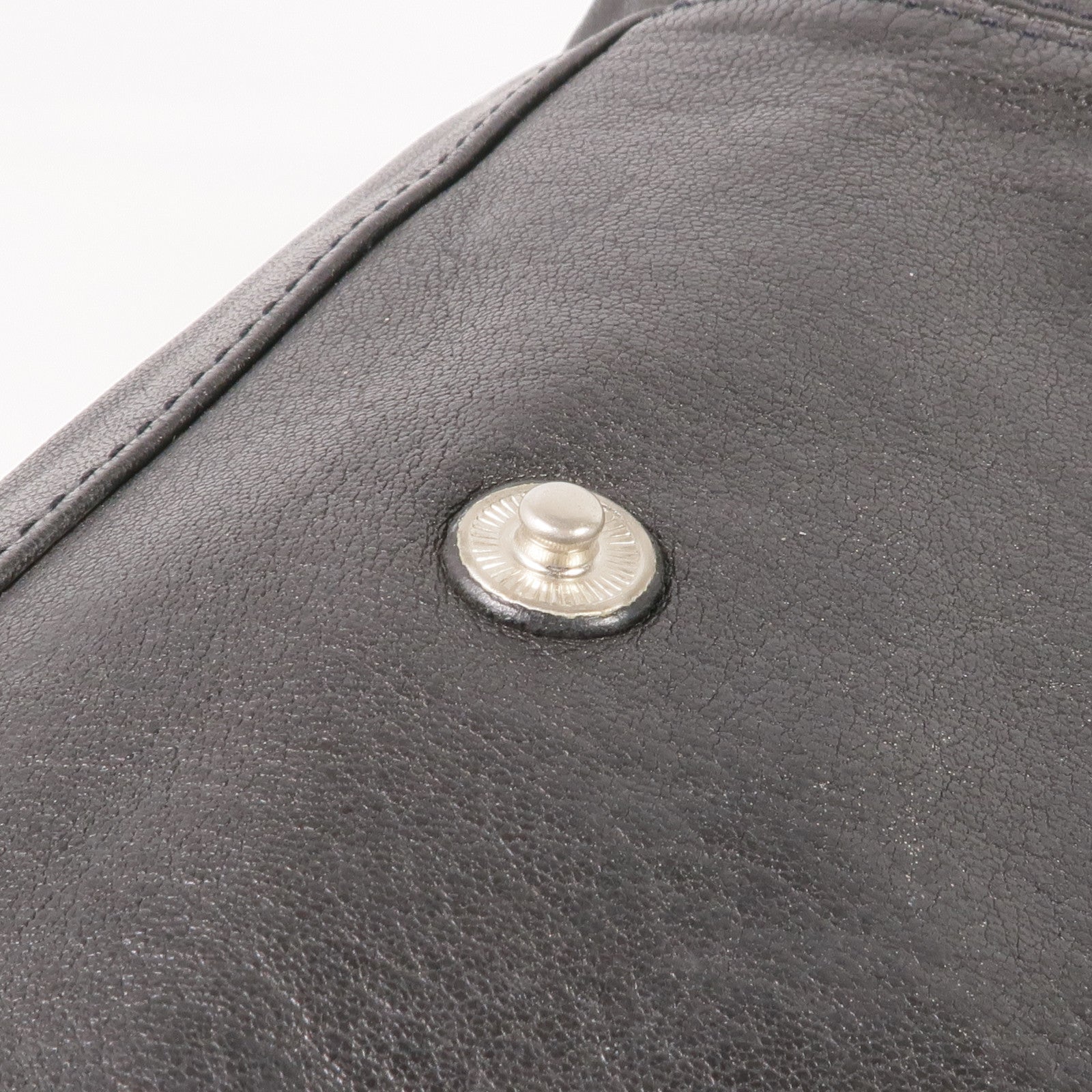 Longchamp 牛皮皮革2 Way Shoulder銀扣手挽肩背兩用袋
