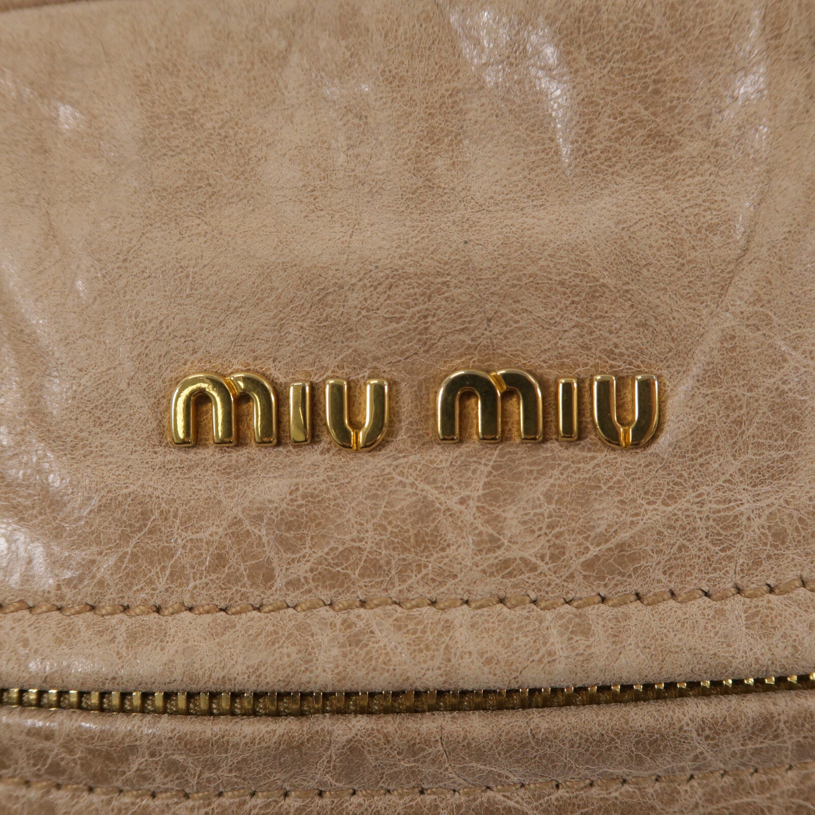 Miu Miu 牛皮皮革2 Way Shoulder手挽肩背兩用袋
