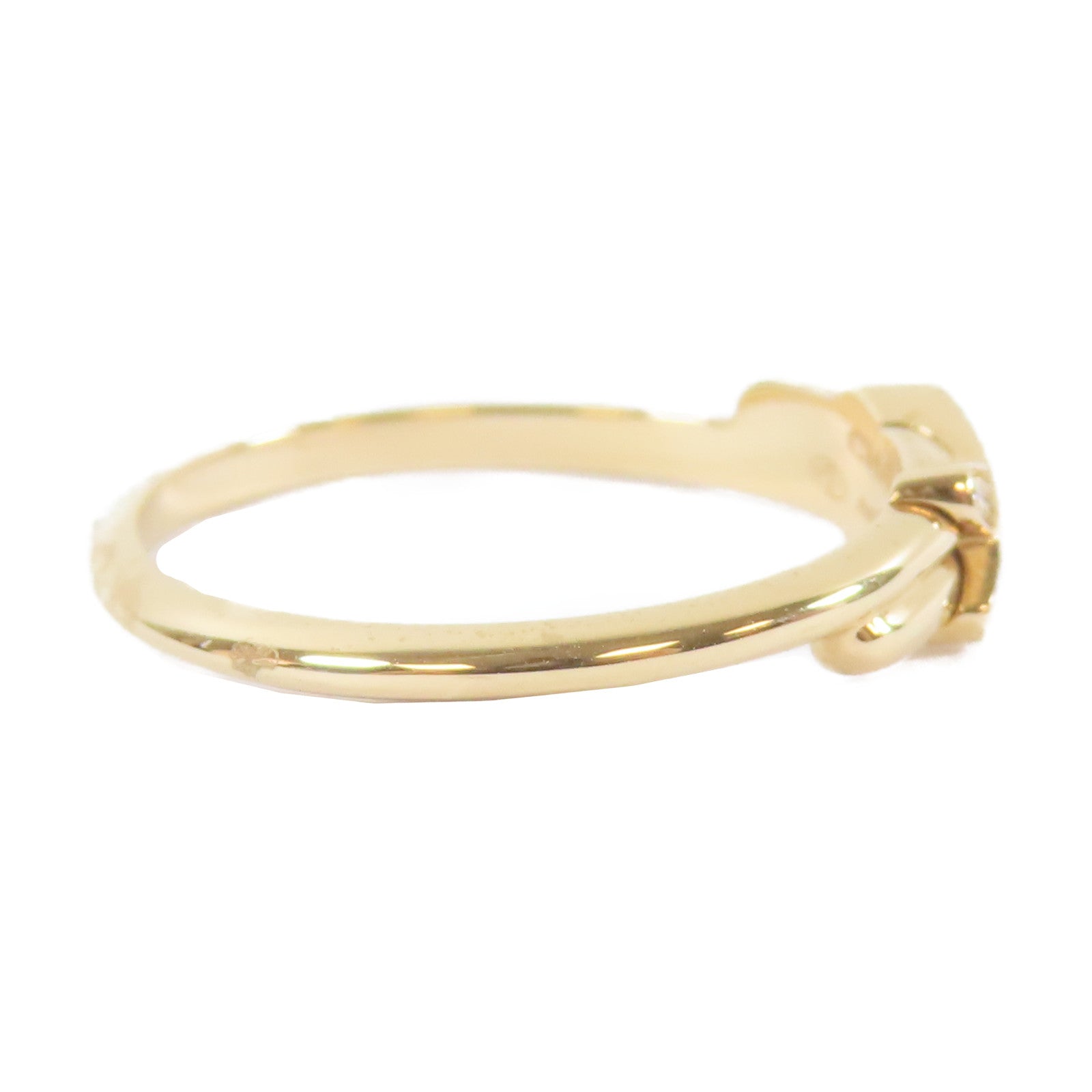 Chaumet 18K玫瑰金Diamond Ring鑽石戒指Chaumet#53/US#6.5