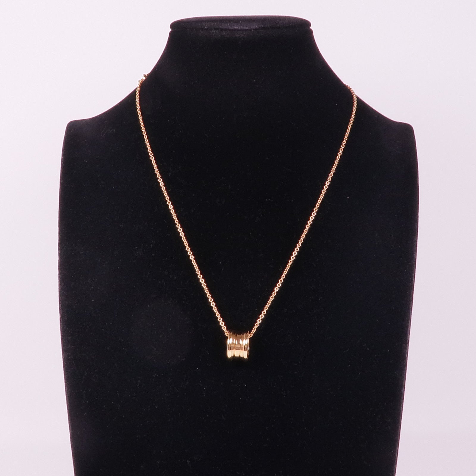 BVLGARI 18K玫瑰金B-Zero Necklace項鍊