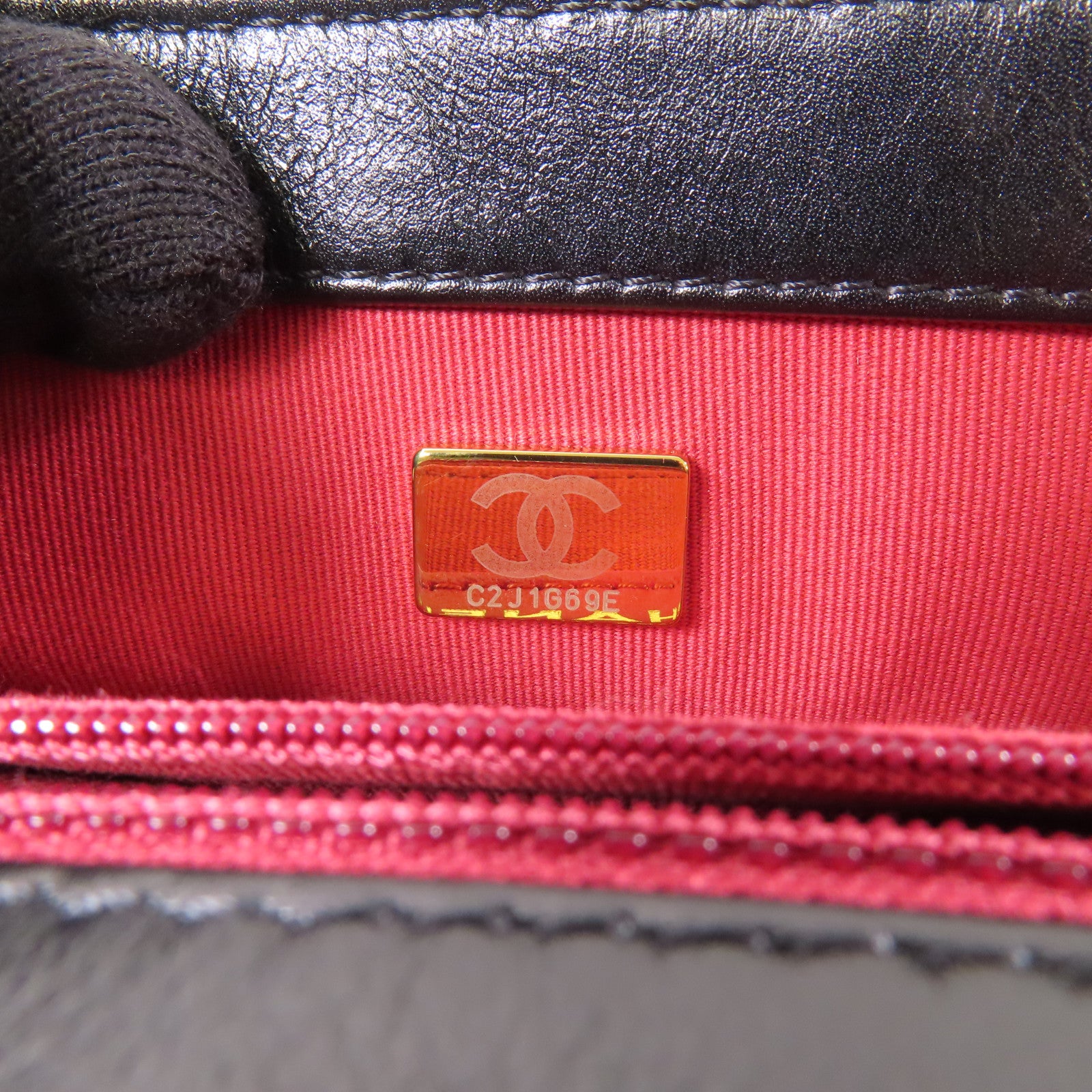 CHANEL 【激減優惠】牛皮皮革Chain Shoulder金扣鏈帶肩背袋