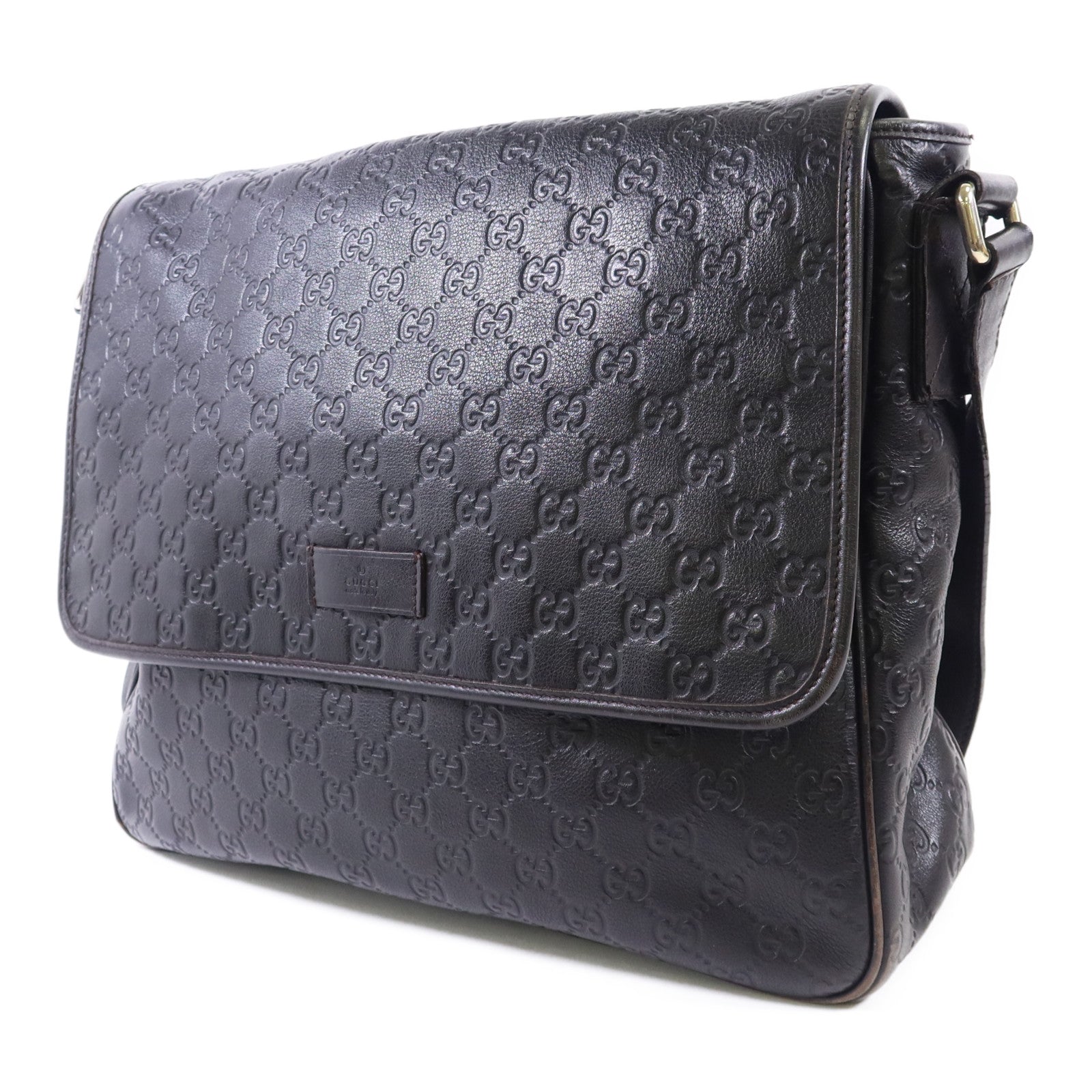 GUCCI 牛皮皮革Messenger Bag肩背袋